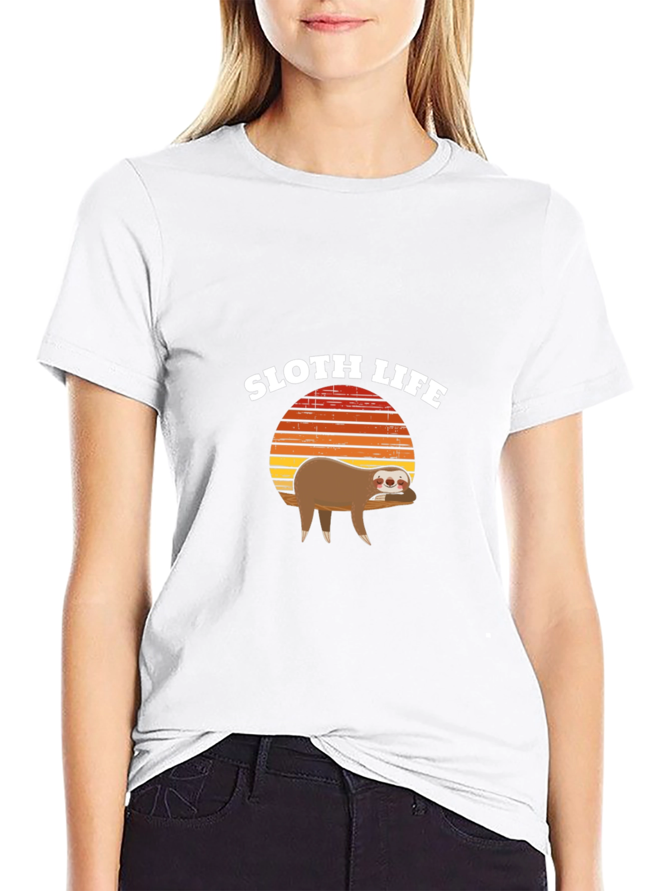 Sloth Life Graphic Tee - Relaxed Fit