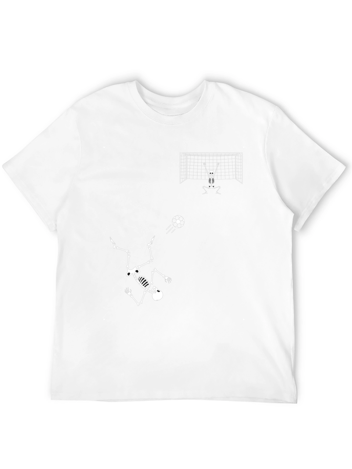 Skeleton Soccer T-Shirt - Goal Keeper