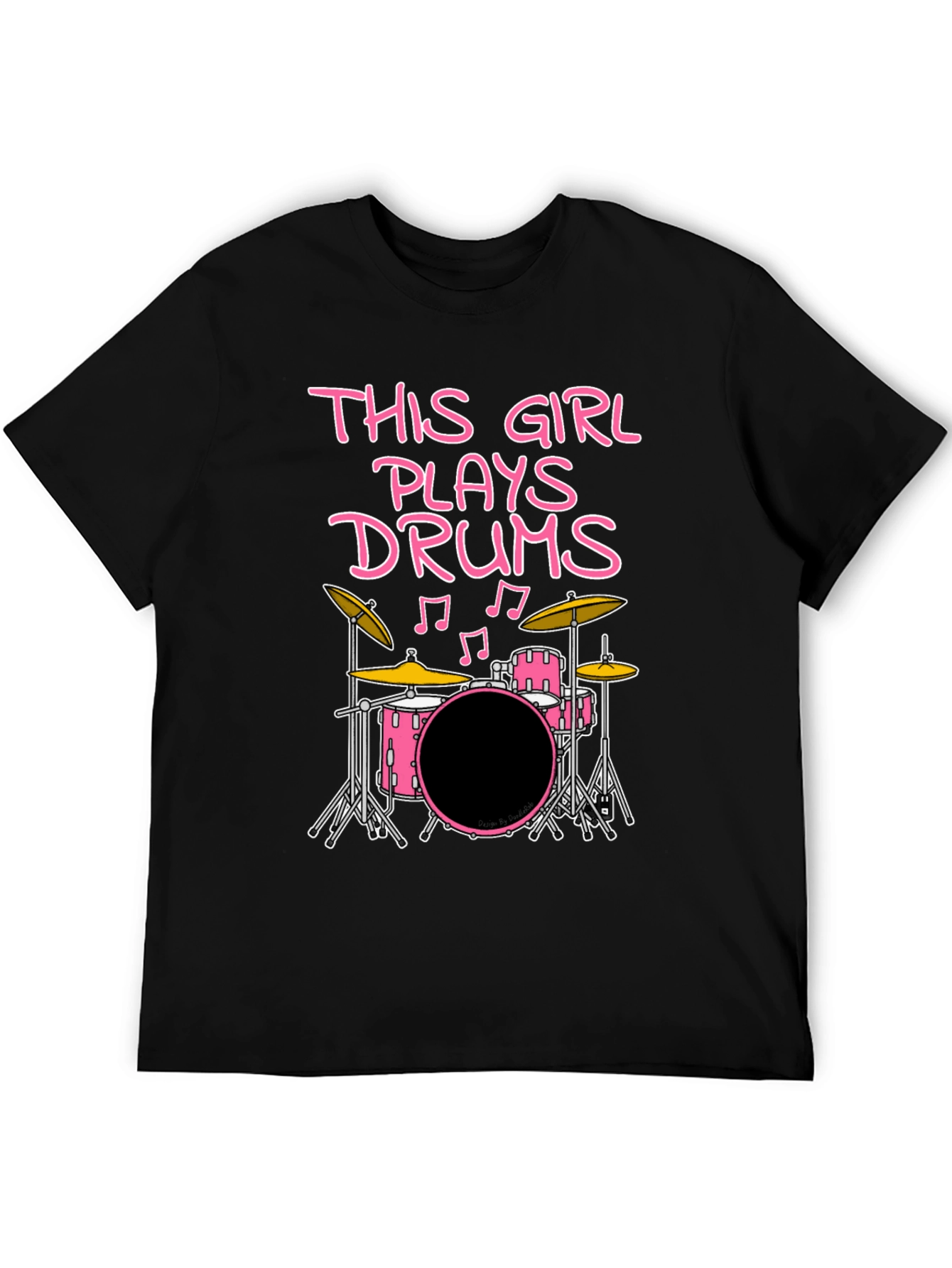 This Girl Plays Drums T-Shirt - Musician Tee