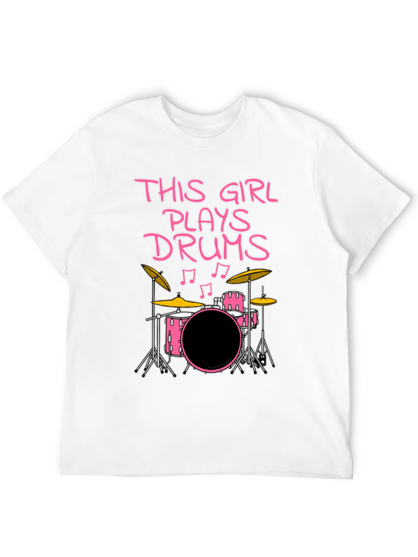 This Girl Plays Drums T-Shirt - Musician Tee
