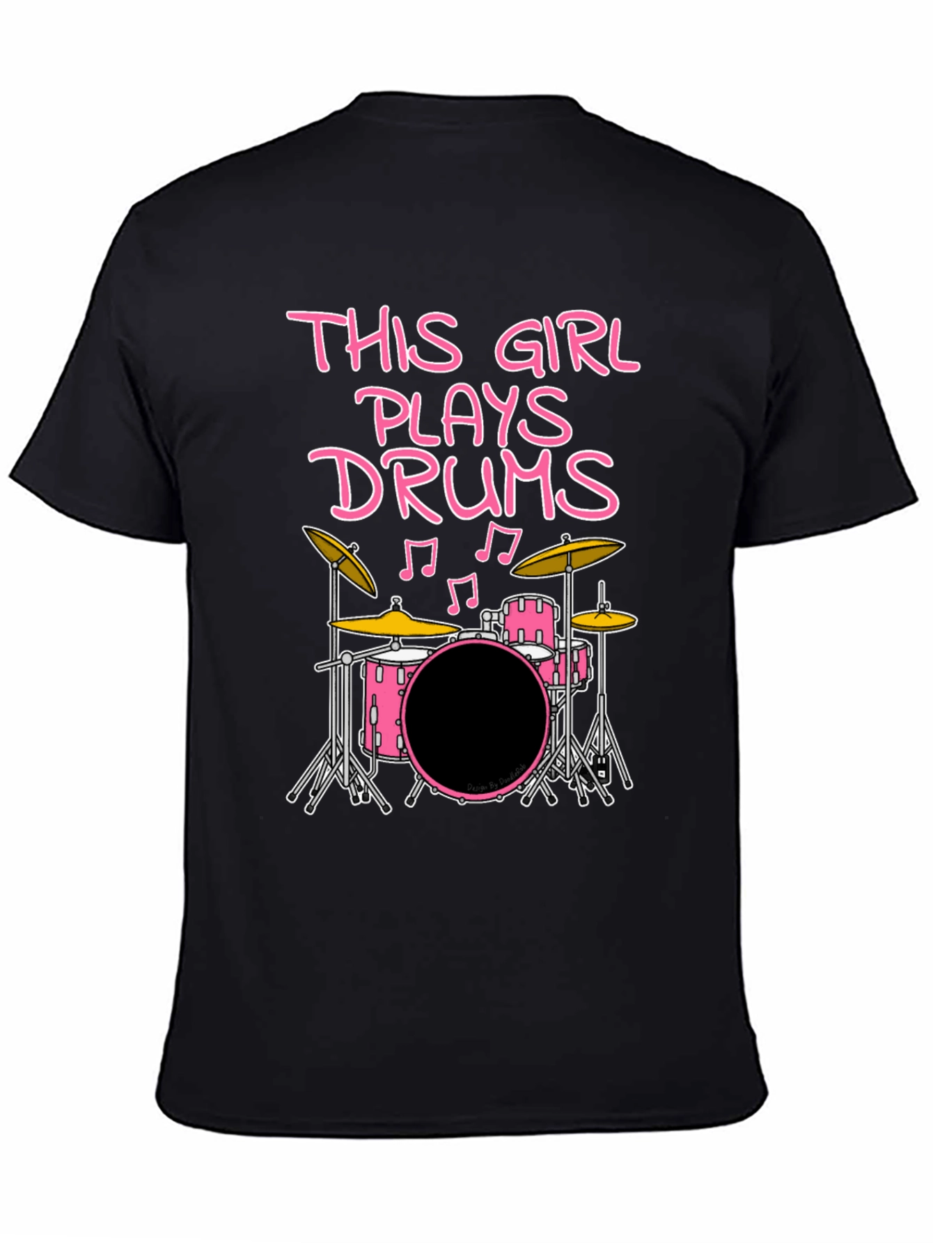 This Girl Plays Drums T-Shirt - Musician Tee