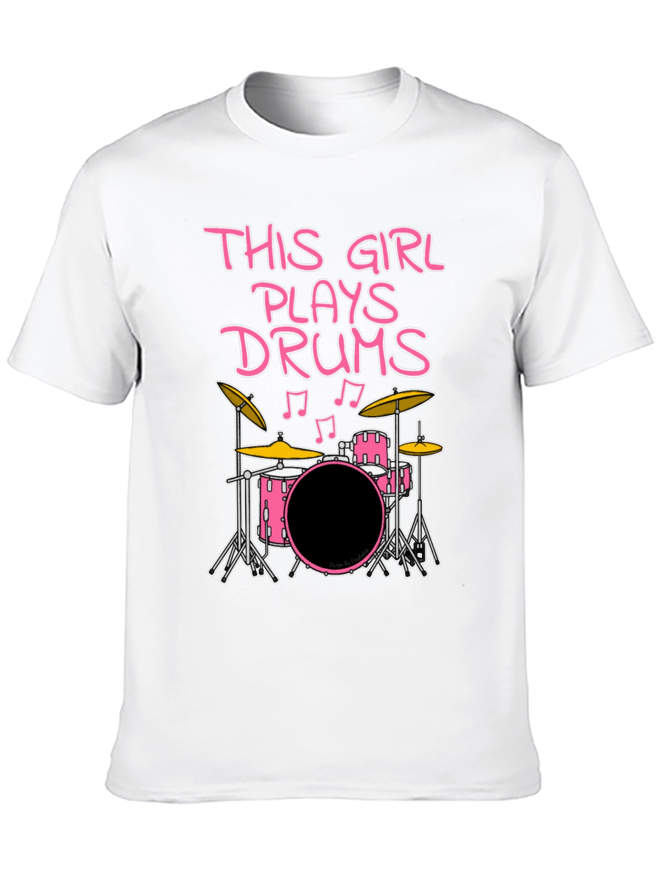 This Girl Plays Drums T-Shirt - Musician Tee