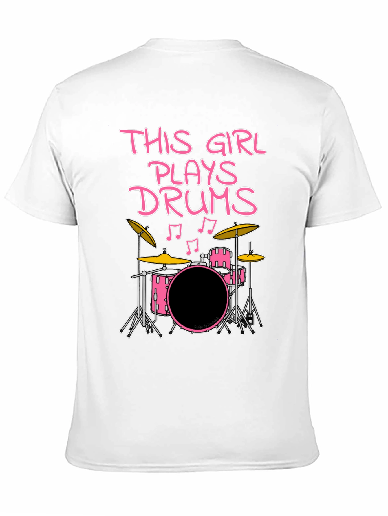 This Girl Plays Drums T-Shirt - Musician Tee
