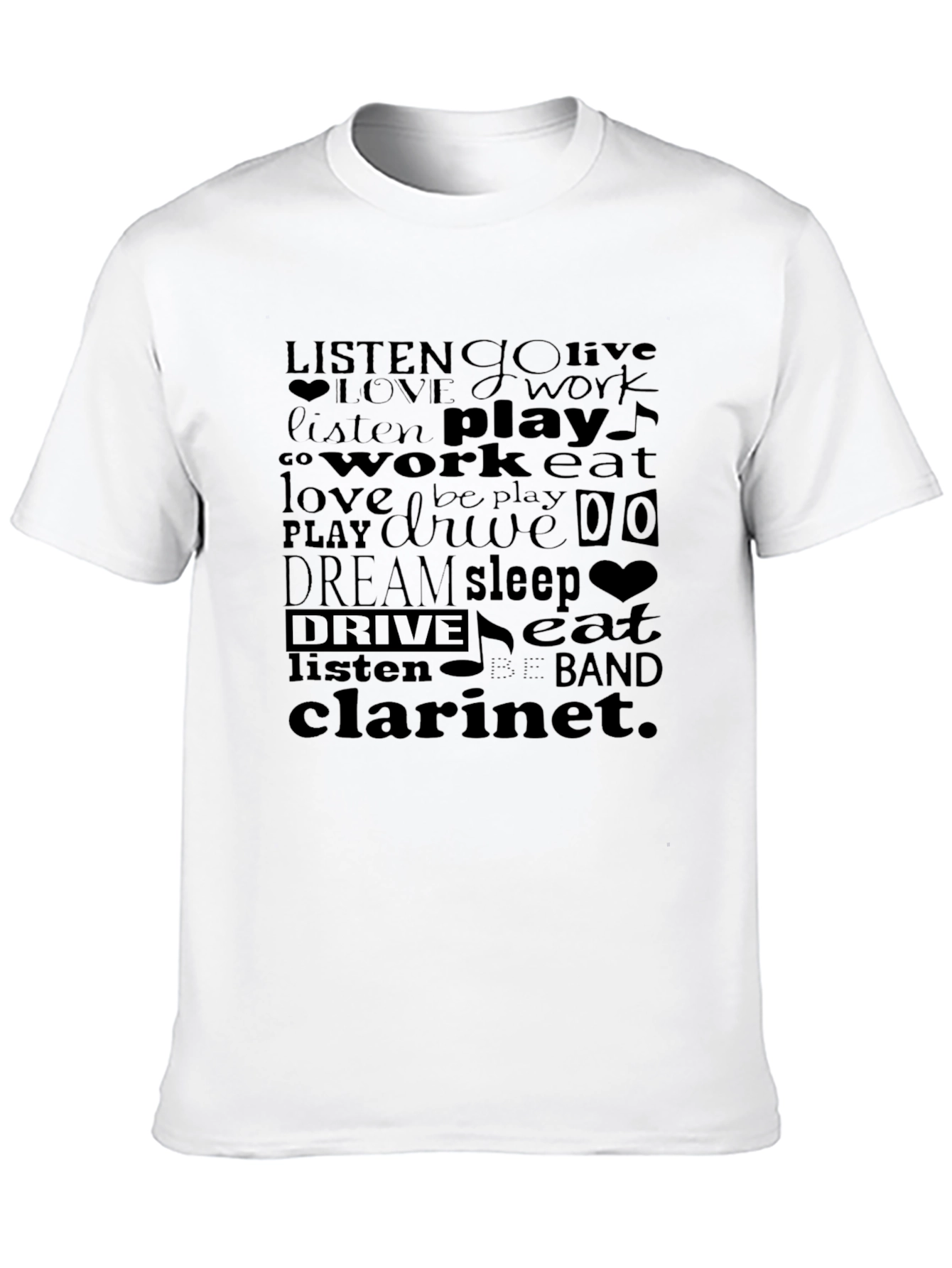 Musical Word Art T-Shirt