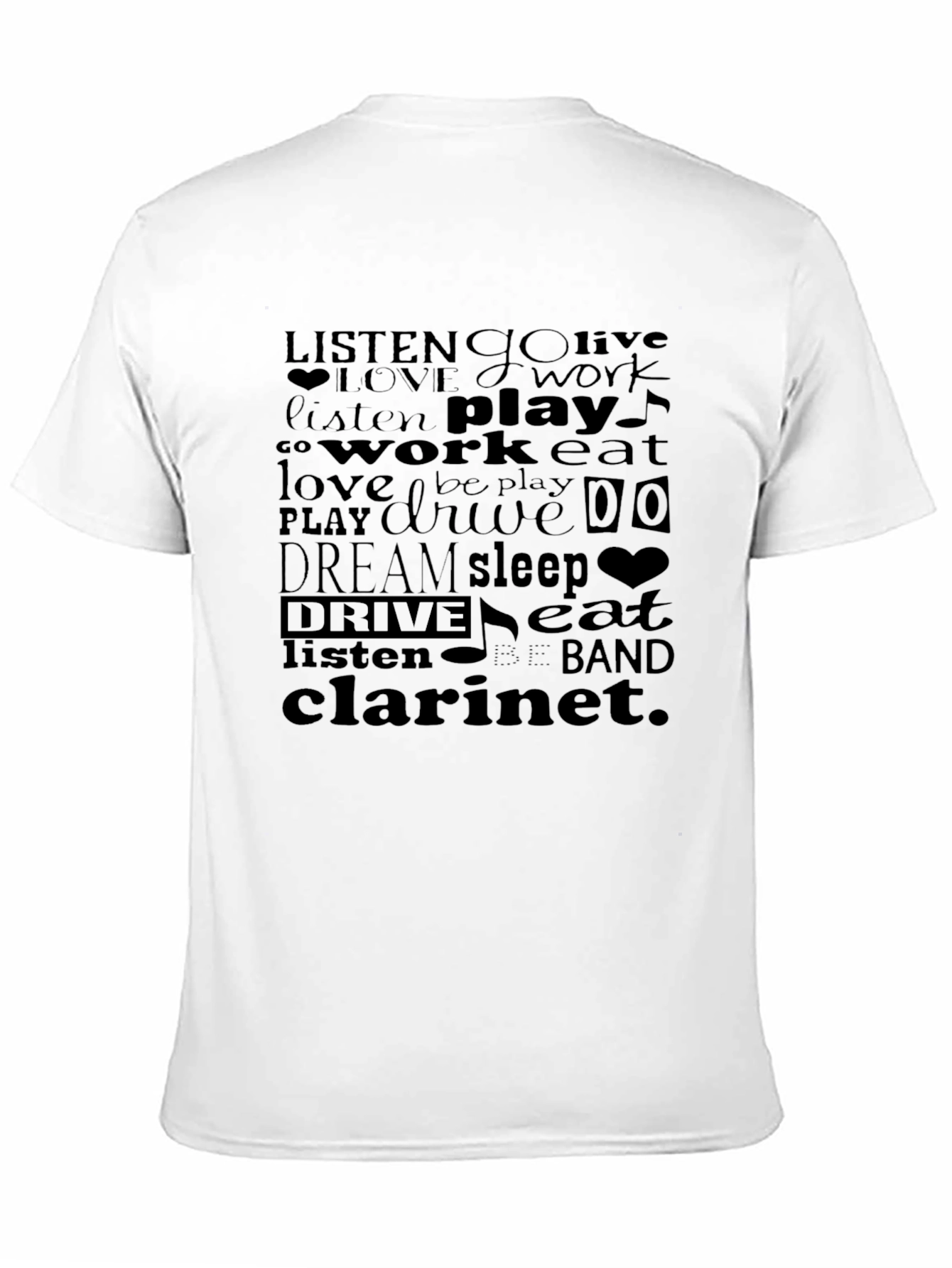 Musical Word Art T-Shirt