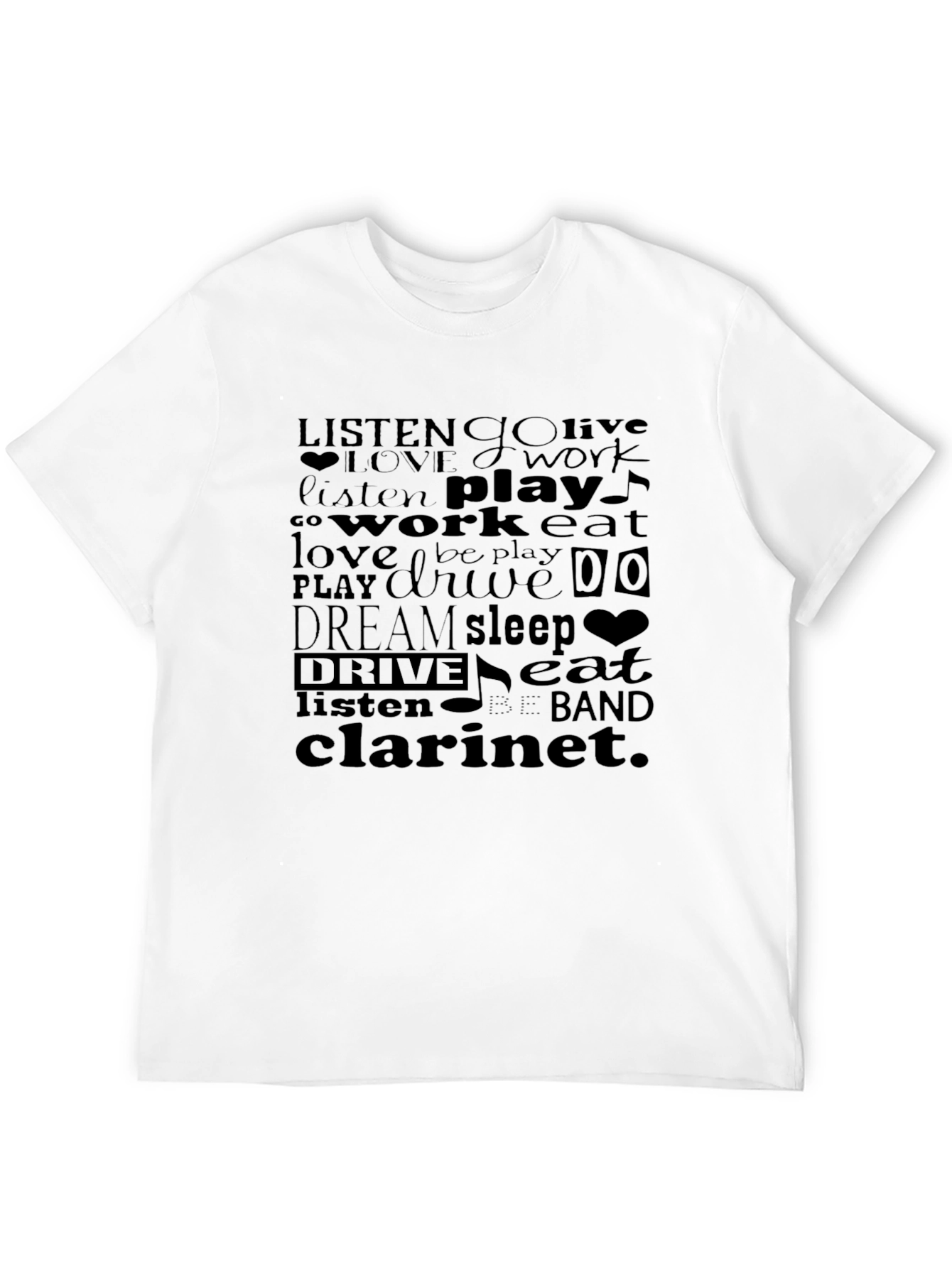 Musical Word Art T-Shirt