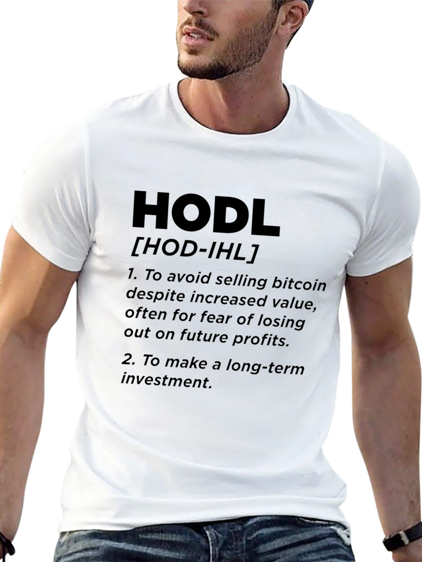 HODL Bitcoin Definition Graphic T-Shirt