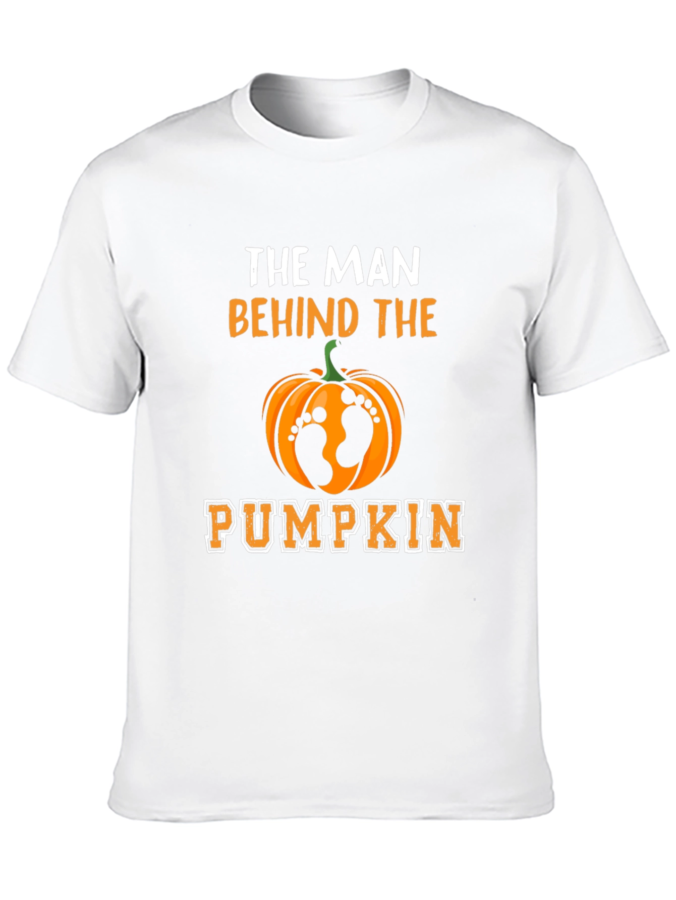 Man Behind the Pumpkin T-Shirt - Halloween Dad Tee