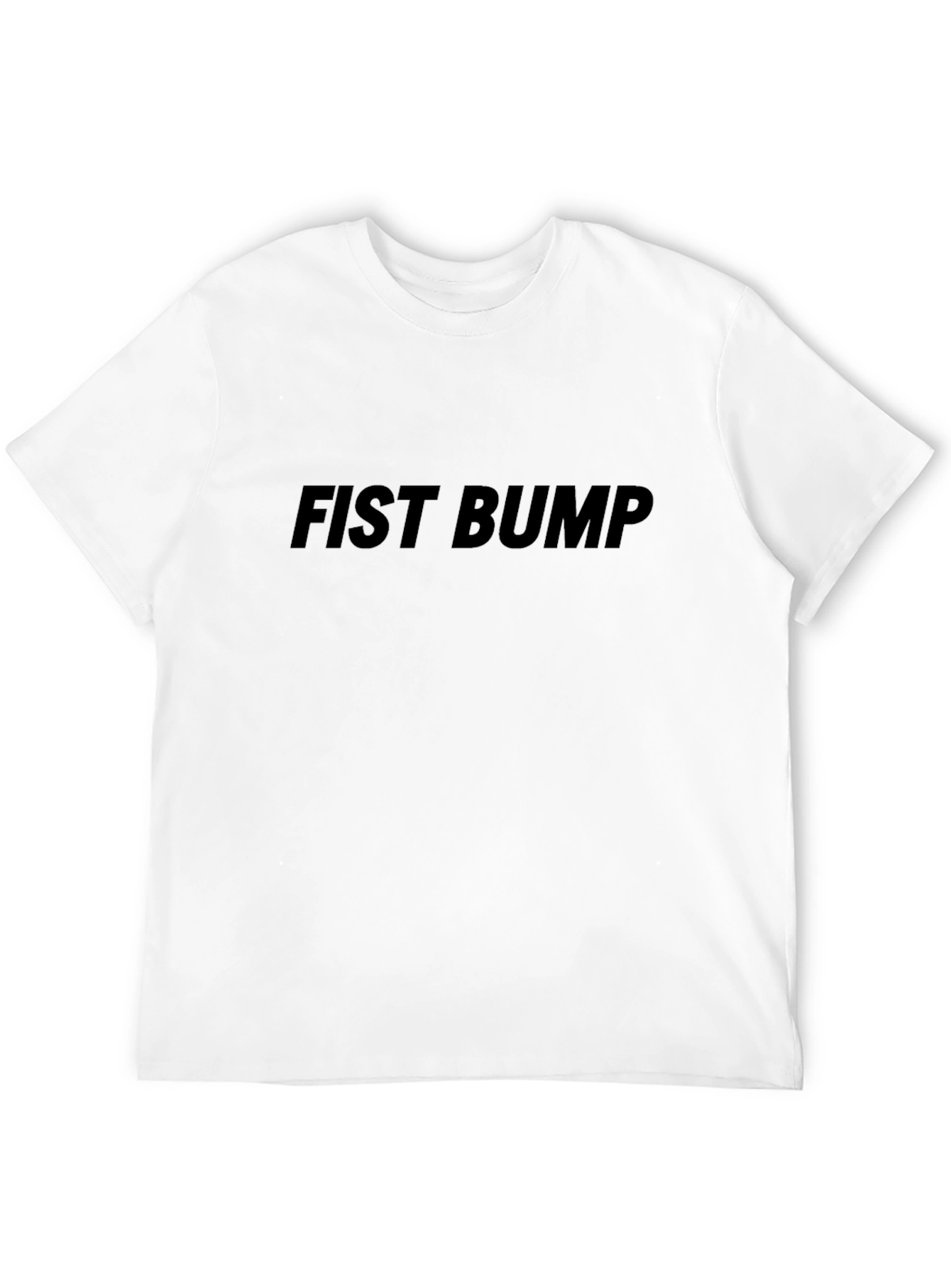 Fist Bump Graphic Tee - Casual Cotton T-Shirt