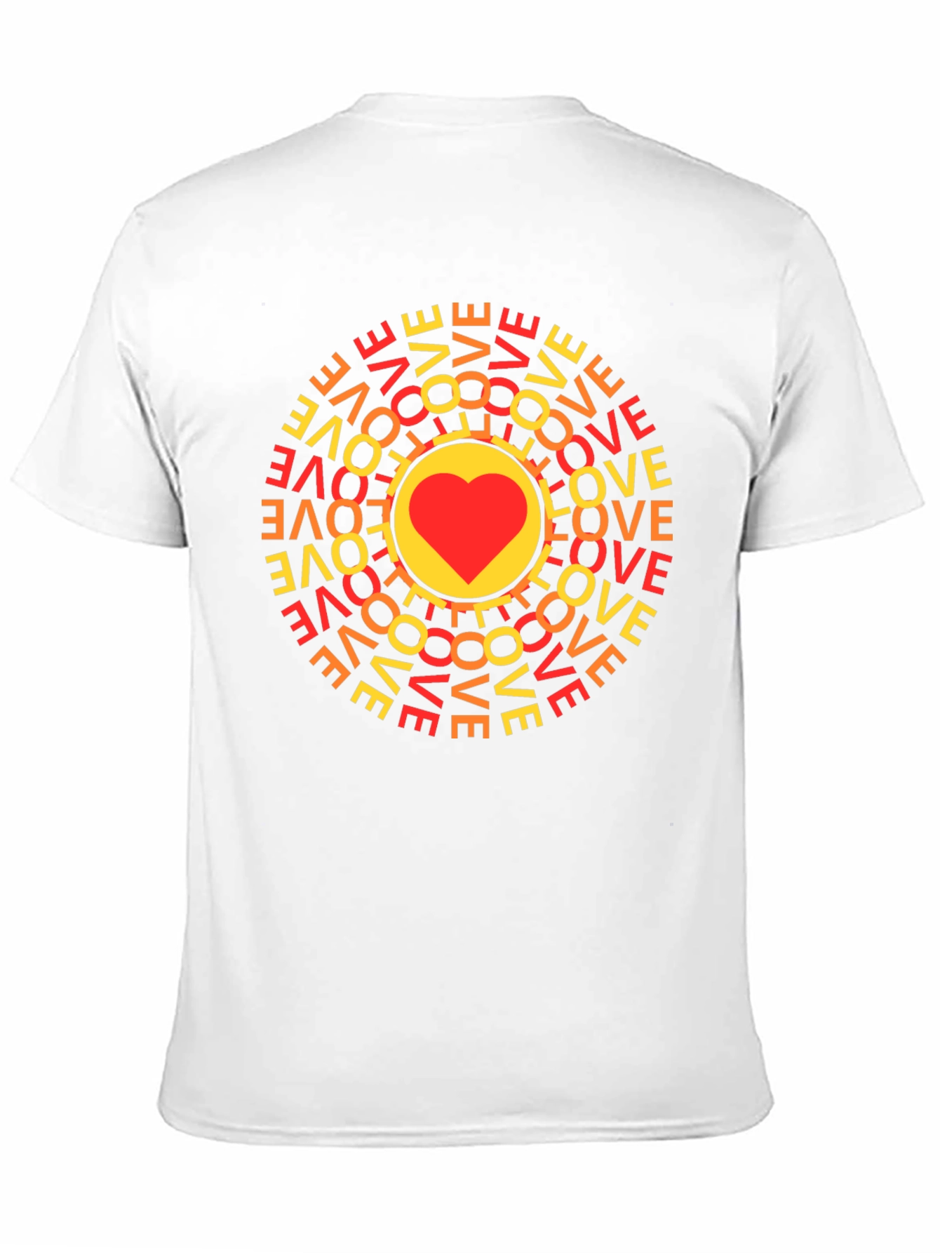 Love Circle Graphic Tee - Trendy Casual Top