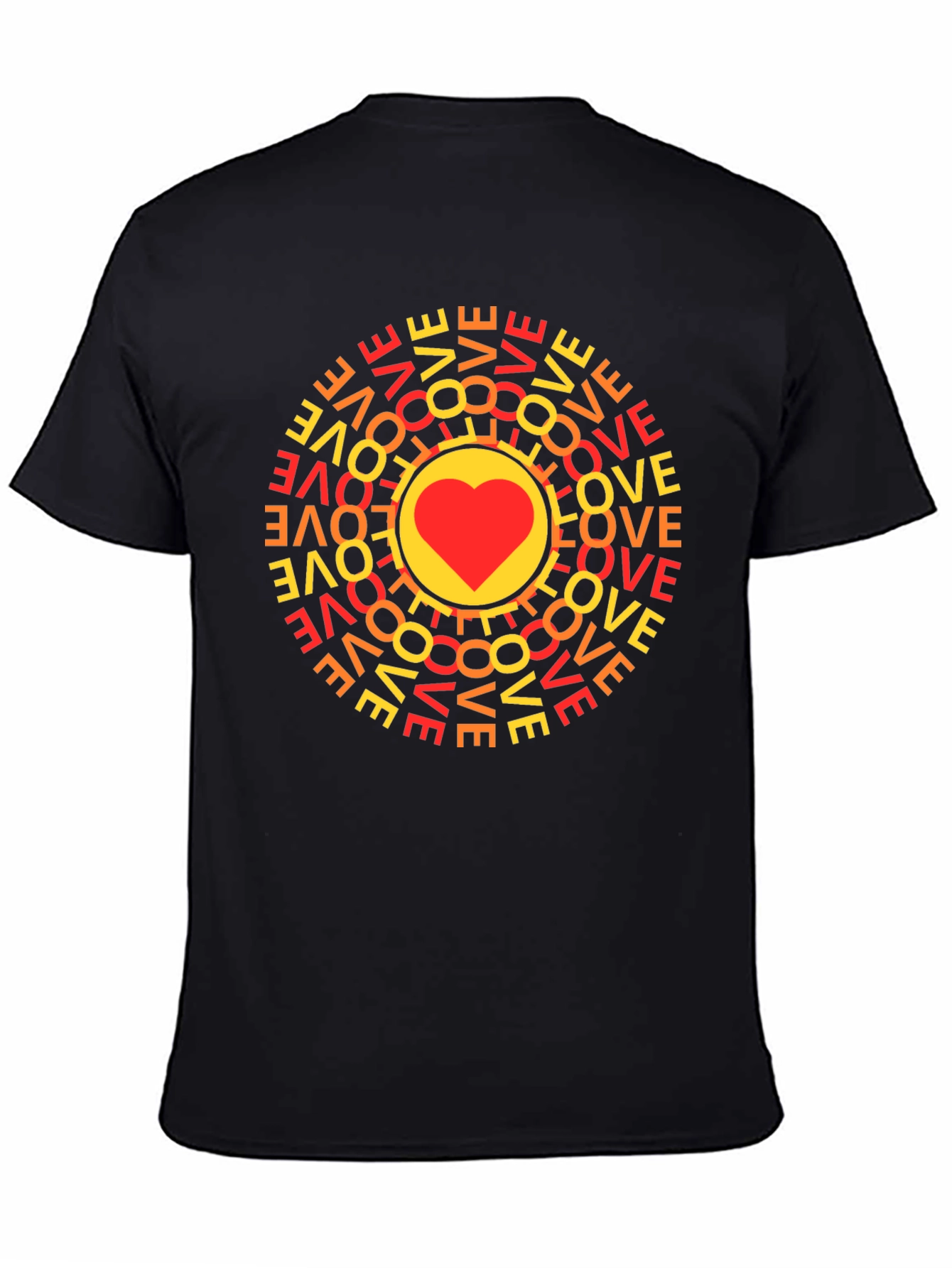 Love Circle Graphic Tee - Trendy Casual Top