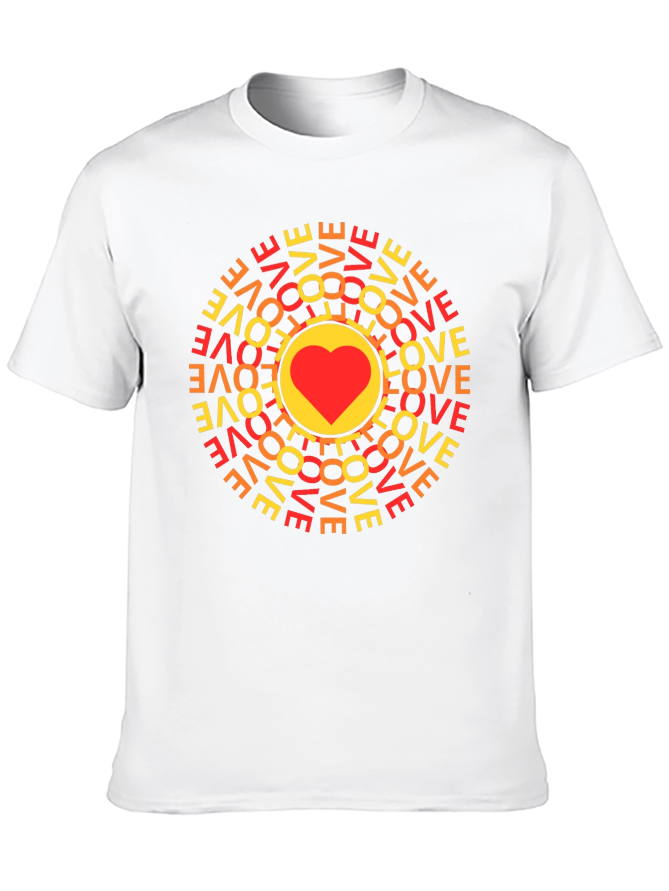 Love Circle Graphic Tee - Trendy Casual Top