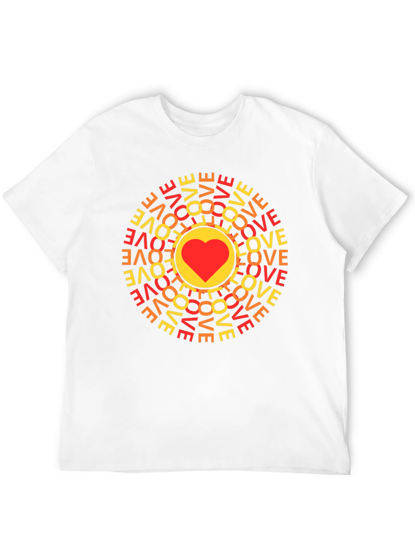 Love Circle Graphic Tee - Trendy Casual Top