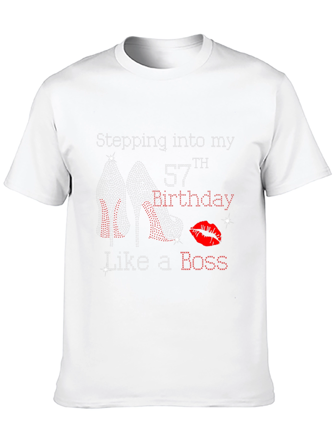 Stepping Into My 57th Birthday Like a Boss T-Shirt