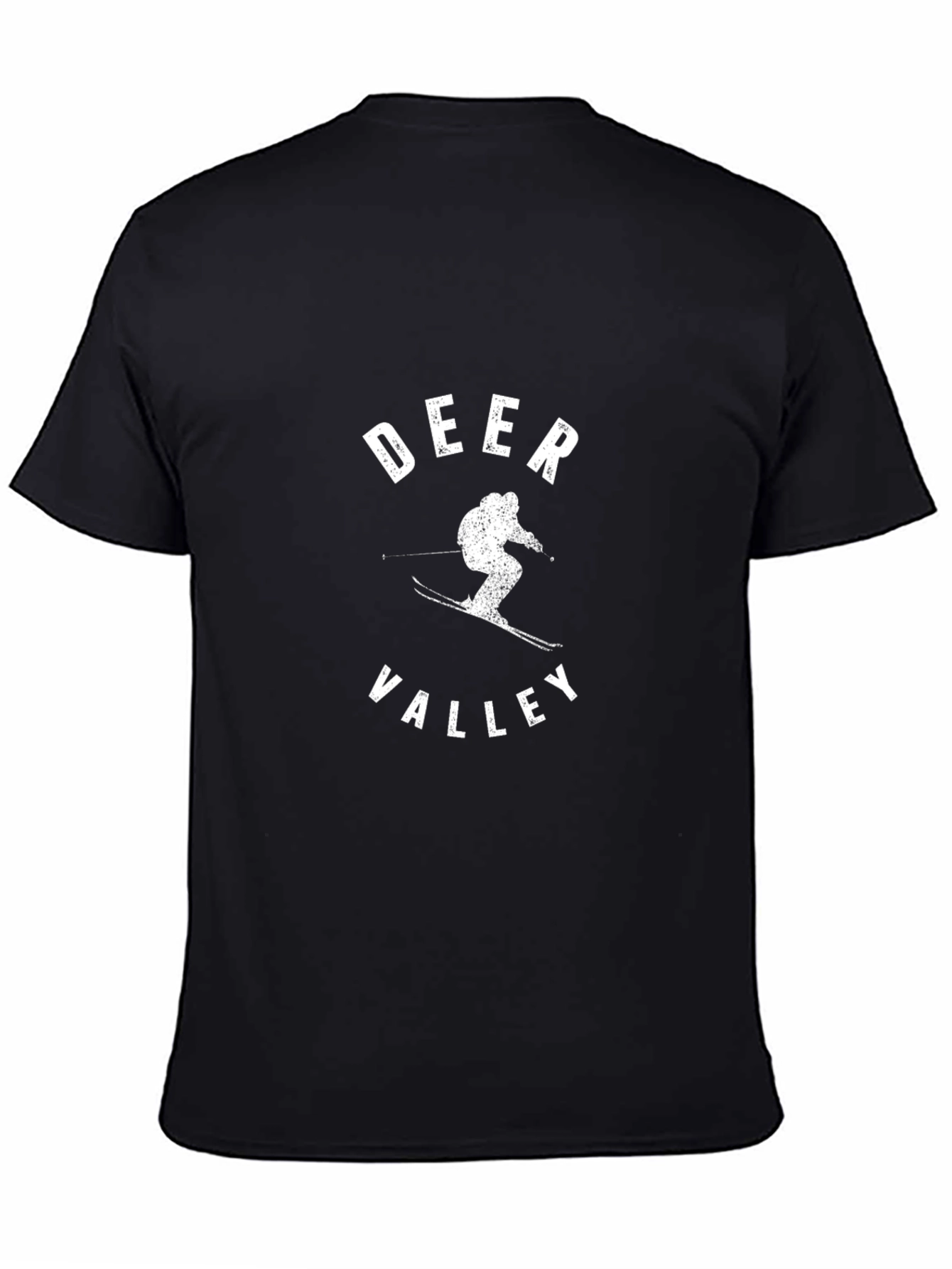 Deer Valley Ski T-Shirt - Classic Black Tee