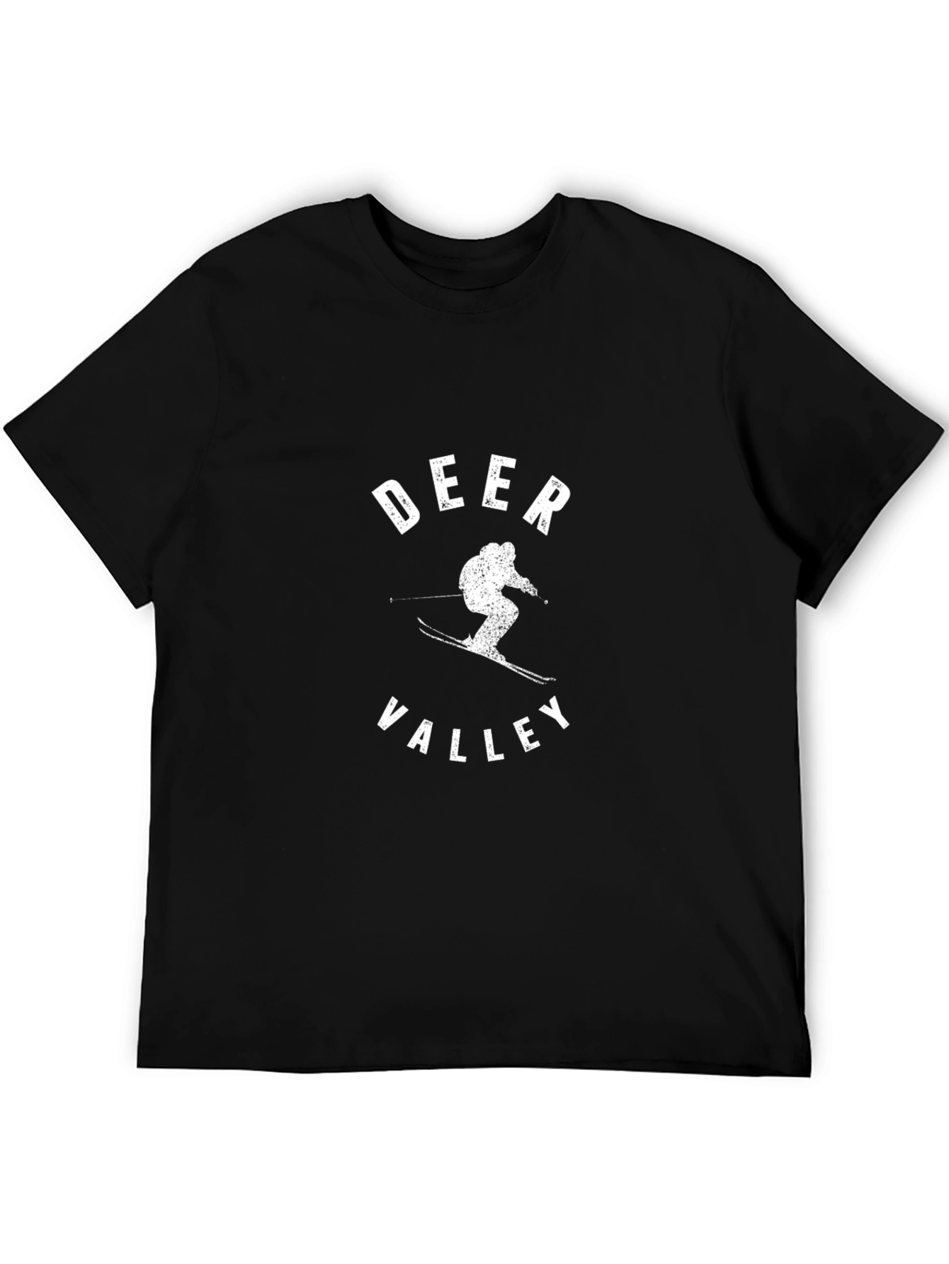 Deer Valley Ski T-Shirt - Classic Black Tee