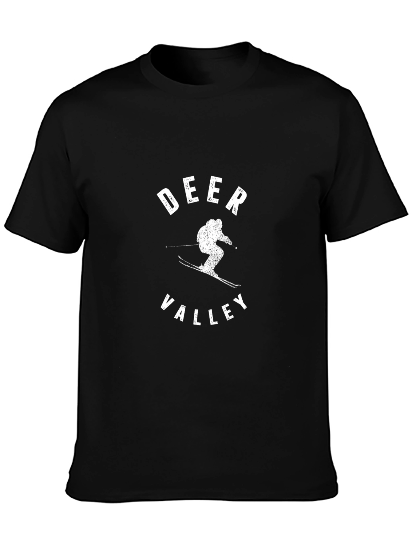 Deer Valley Ski T-Shirt - Classic Black Tee