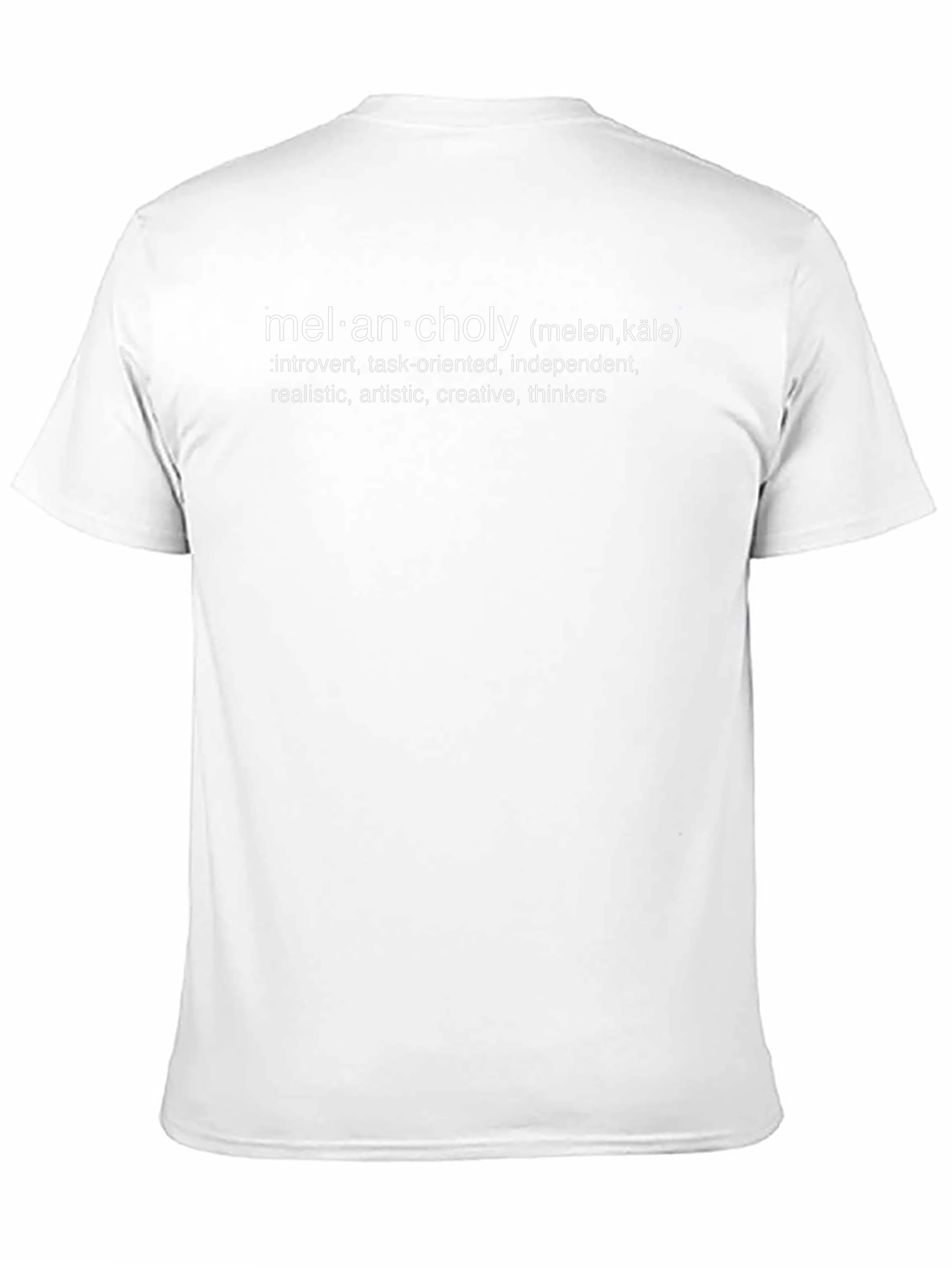 Melancholy Definition Graphic Tee - Black