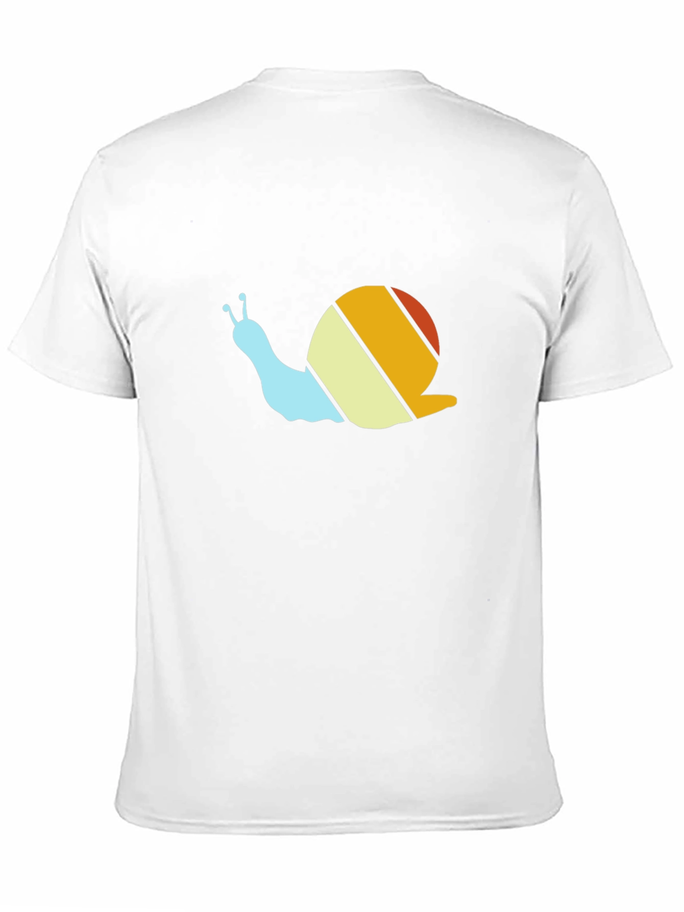 Retro Snail Graphic Tee - Black Cotton T-Shirt