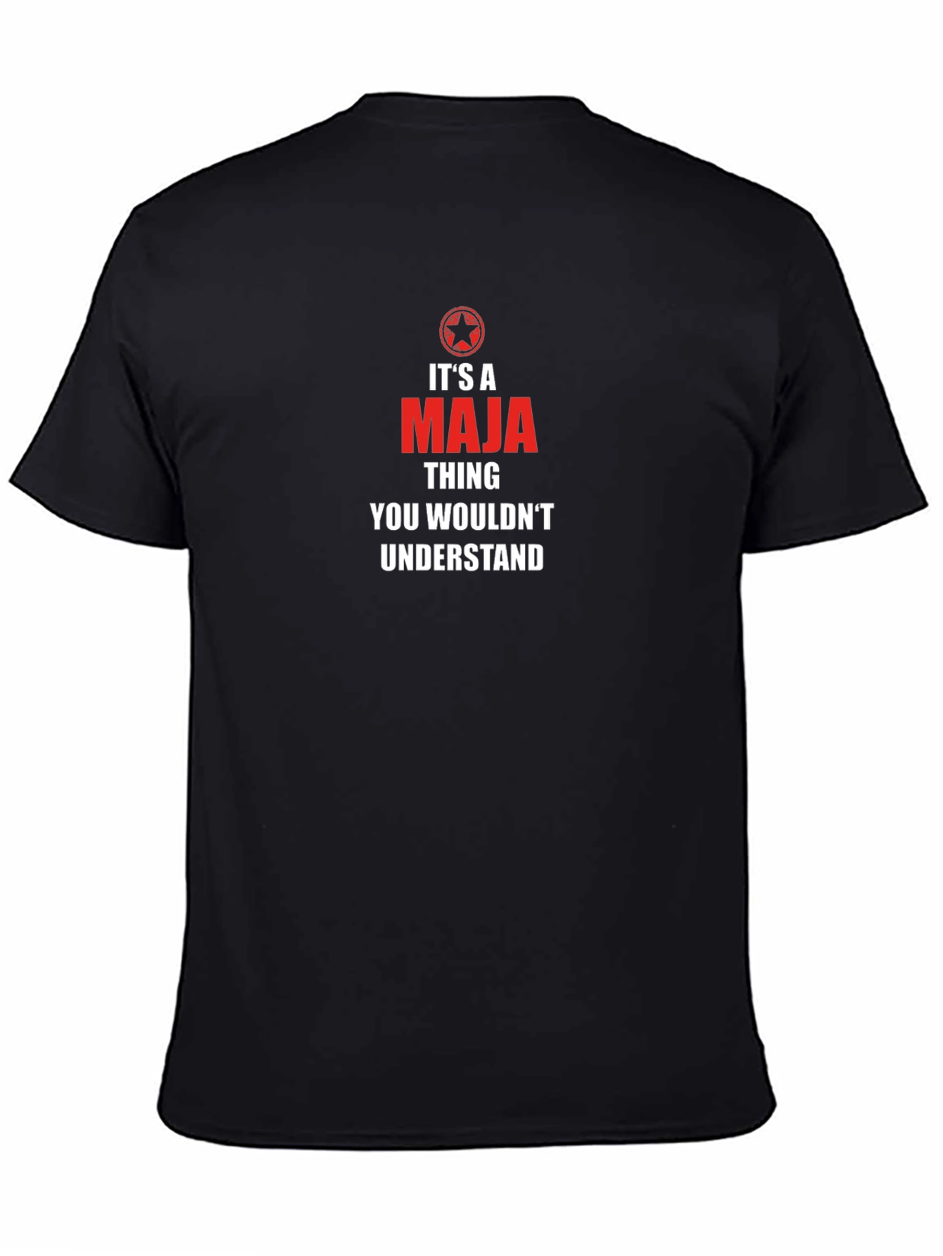 Its a Maja Thing T-Shirt - Black Graphic Tee