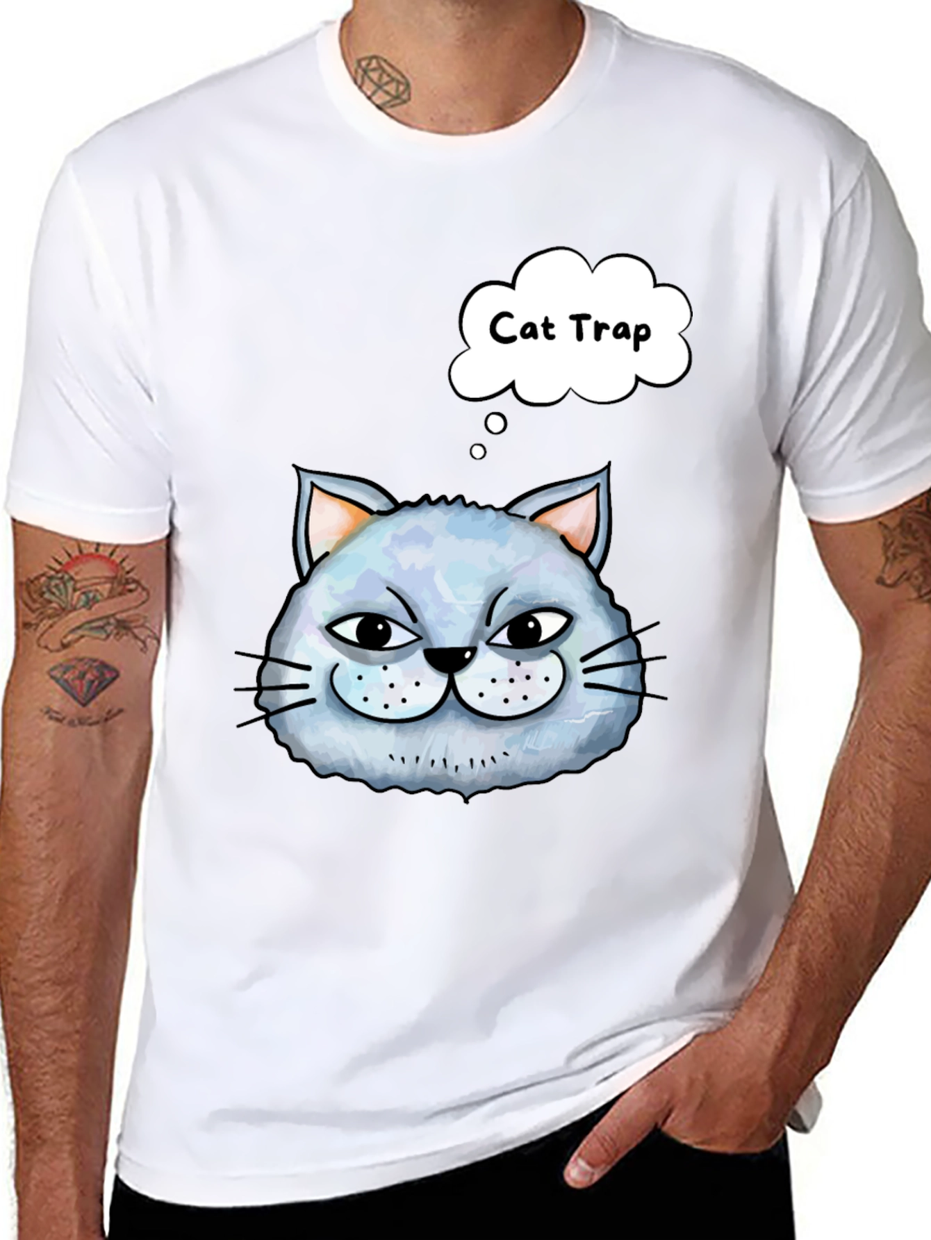 Cat Trap T-Shirt - Unisex Cotton Tee