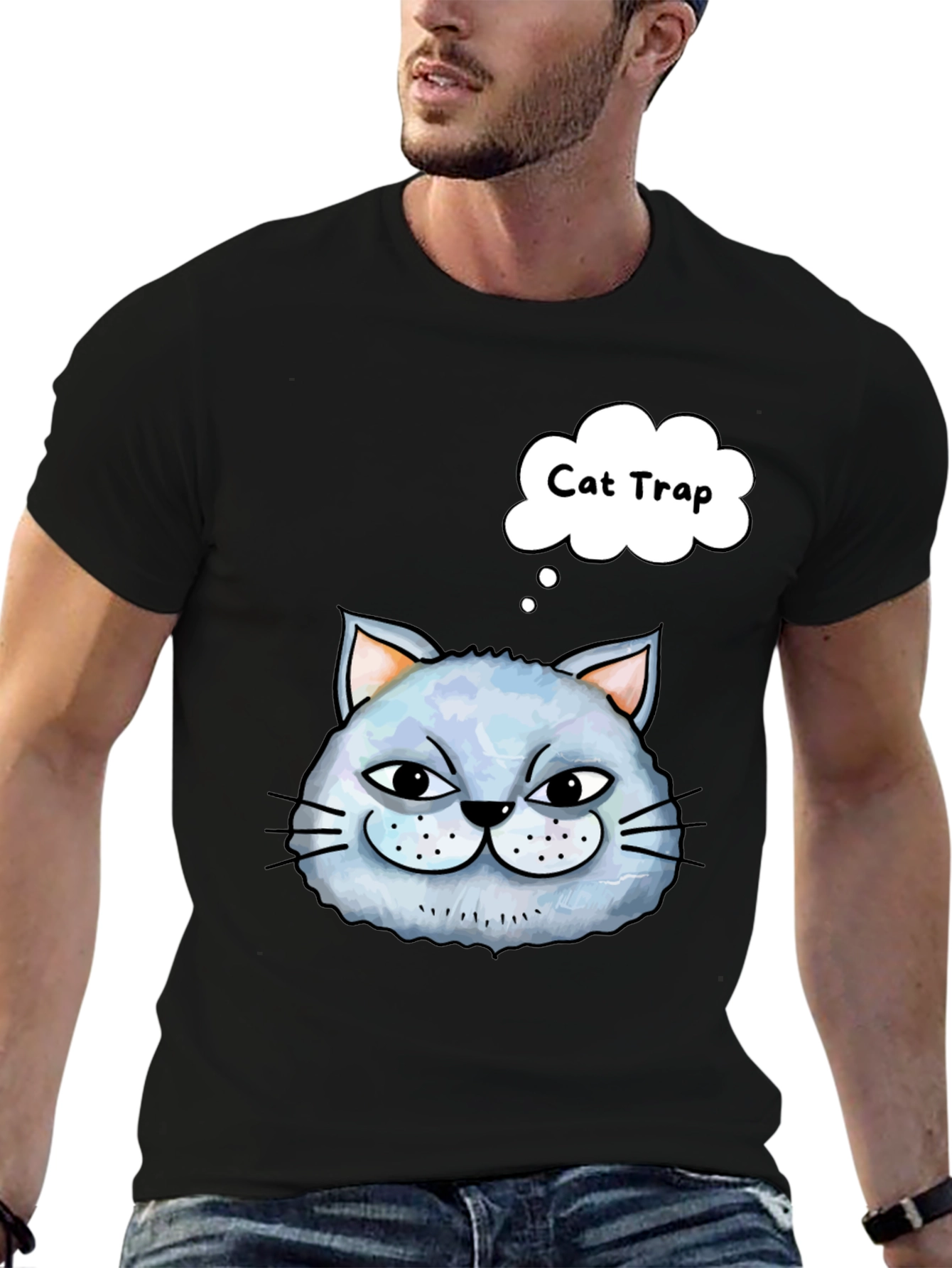 Cat Trap T-Shirt - Unisex Cotton Tee