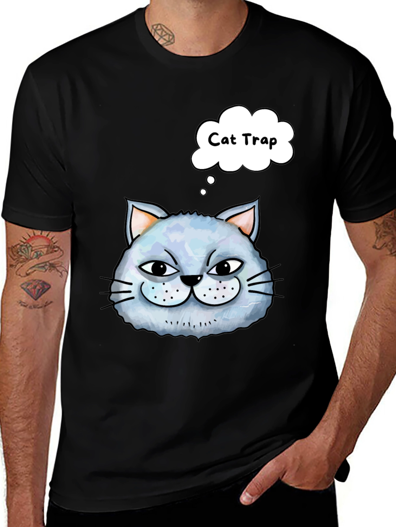 Cat Trap T-Shirt - Unisex Cotton Tee
