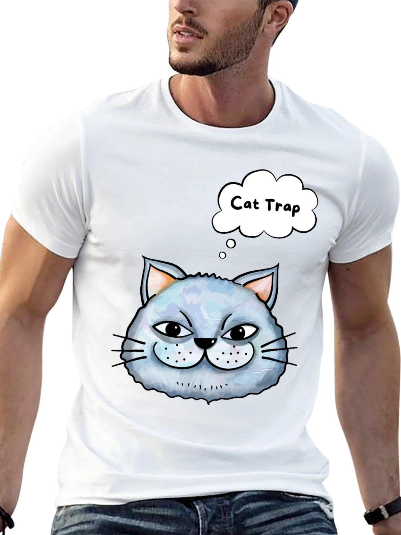 Cat Trap T-Shirt - Unisex Cotton Tee