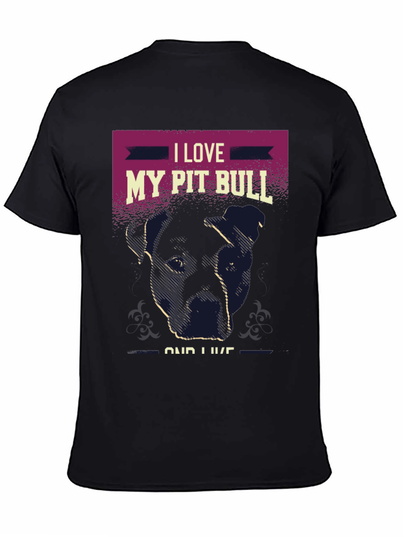 I Love My Pit Bull T-Shirt Dog Lover Tee