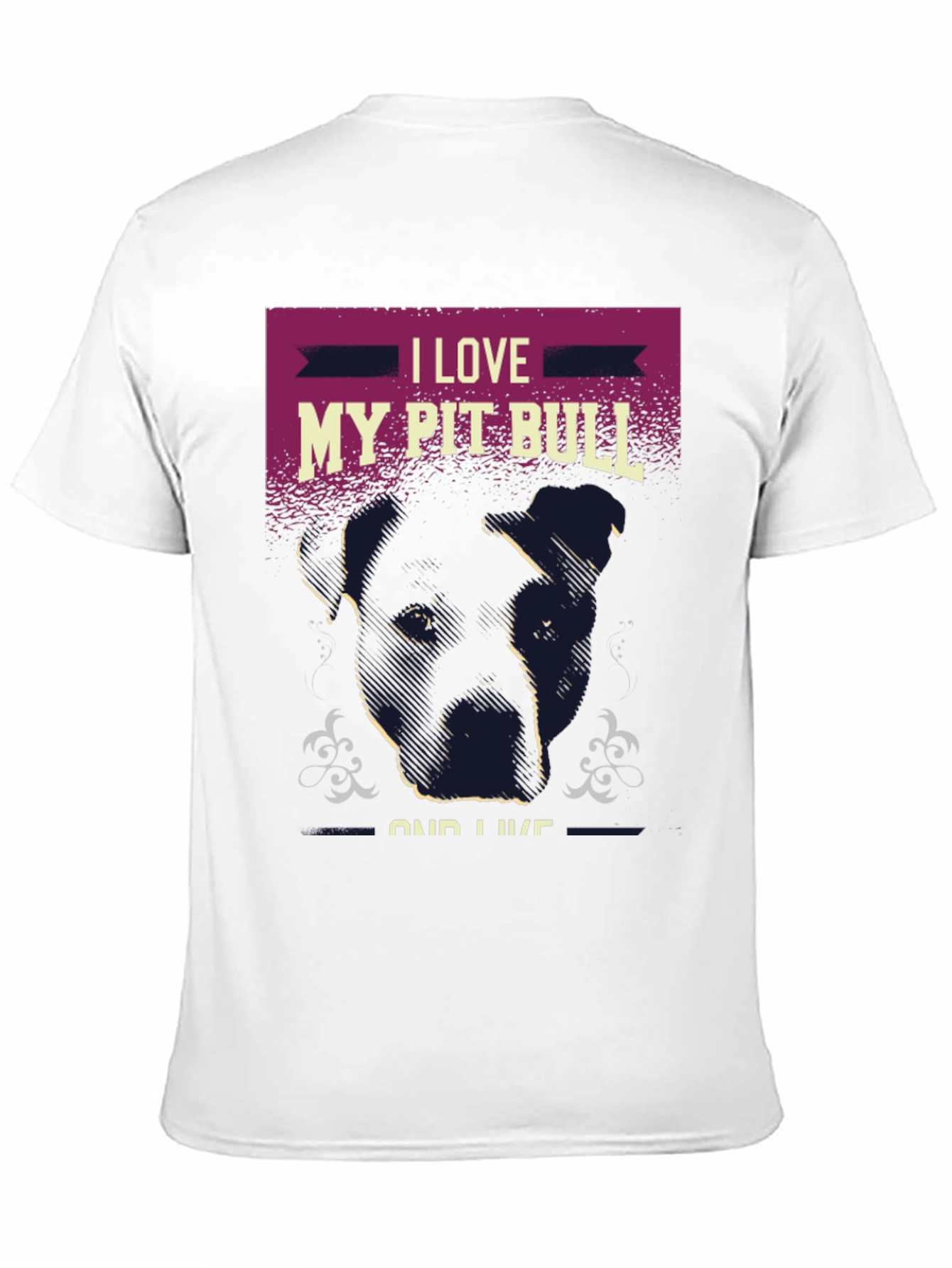 I Love My Pit Bull T-Shirt Dog Lover Tee