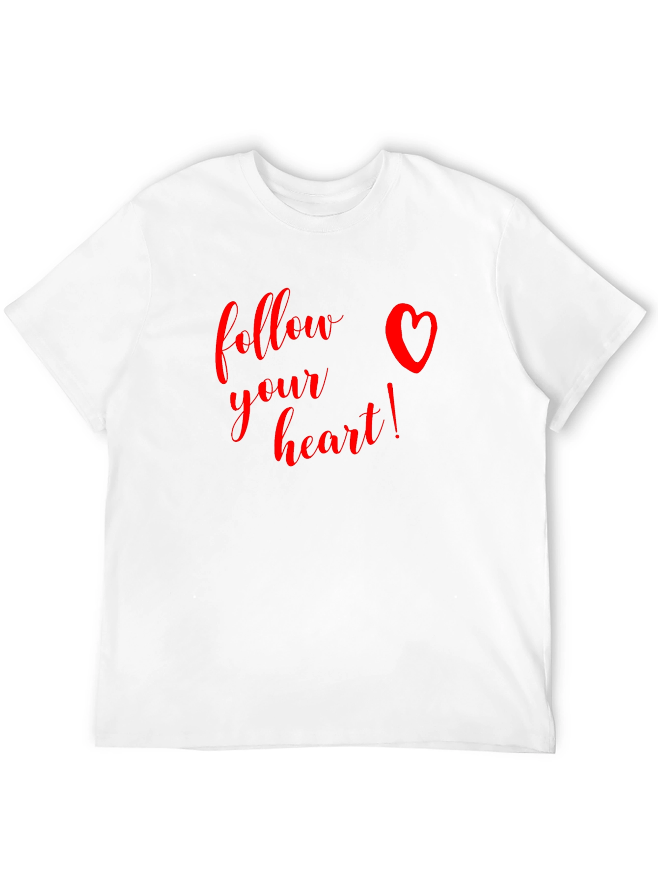 Follow Your Heart Graphic Tee - Black