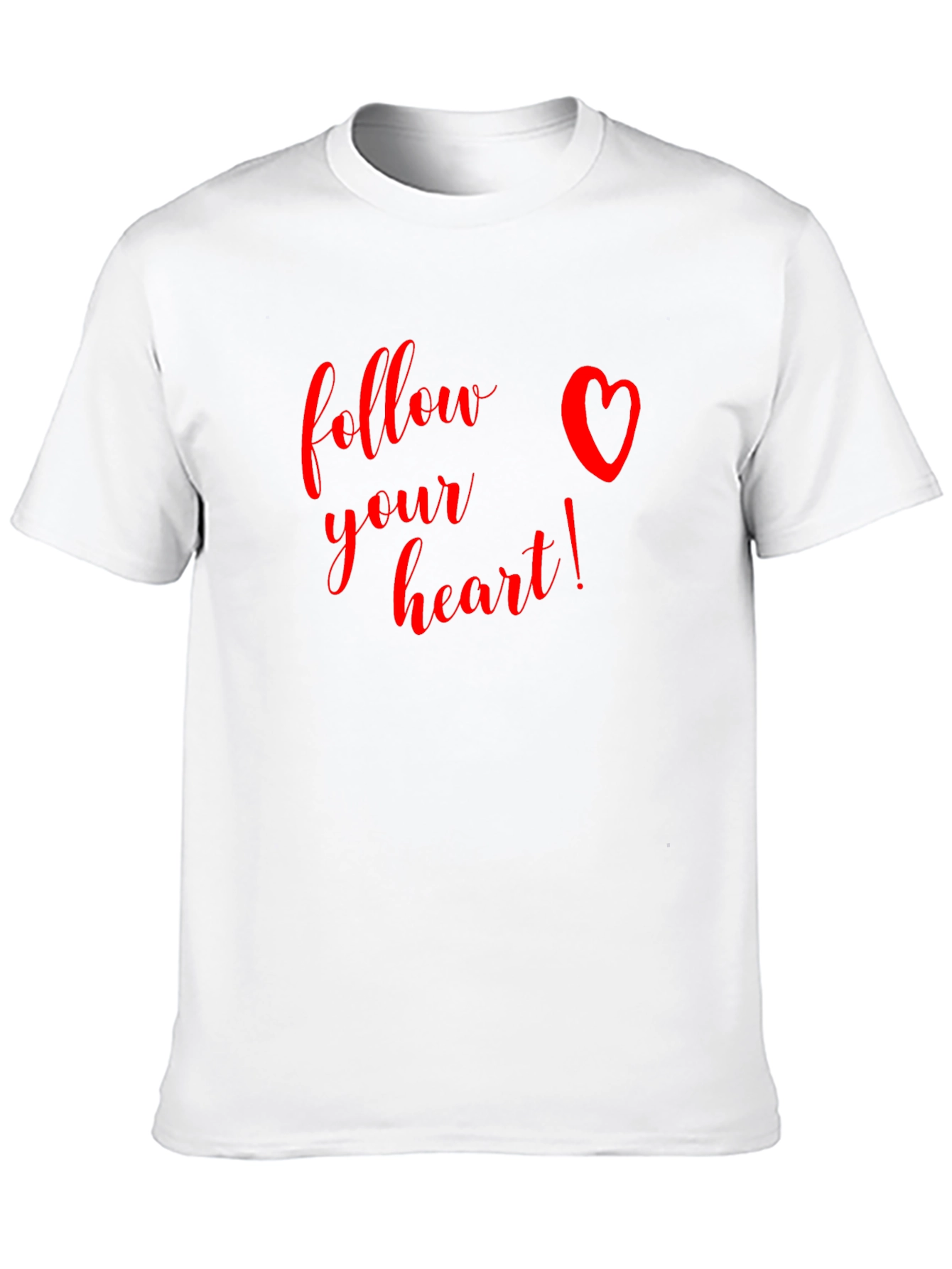Follow Your Heart Graphic Tee - Black