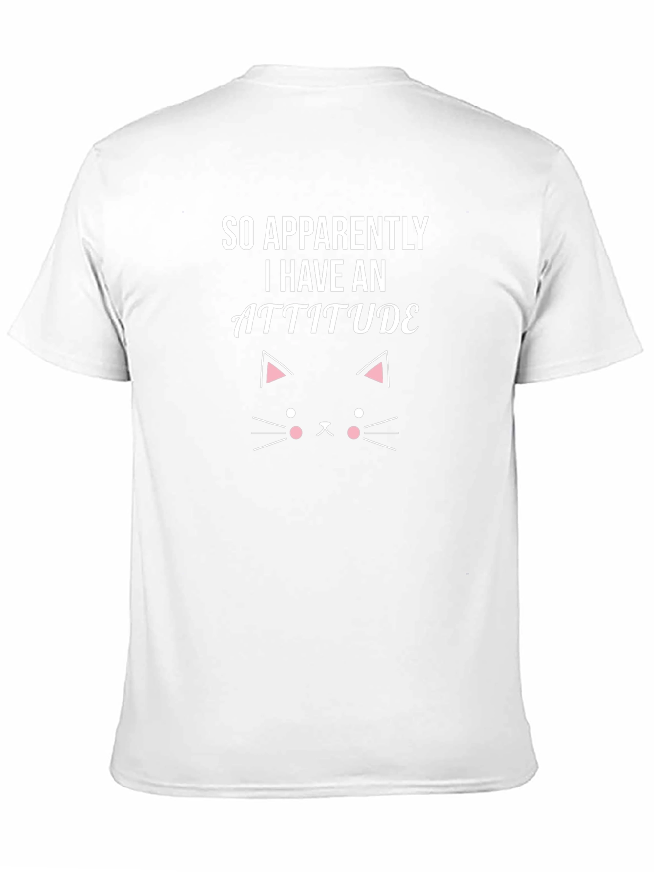 Attitude Cat T-Shirt Funny Graphic Tee