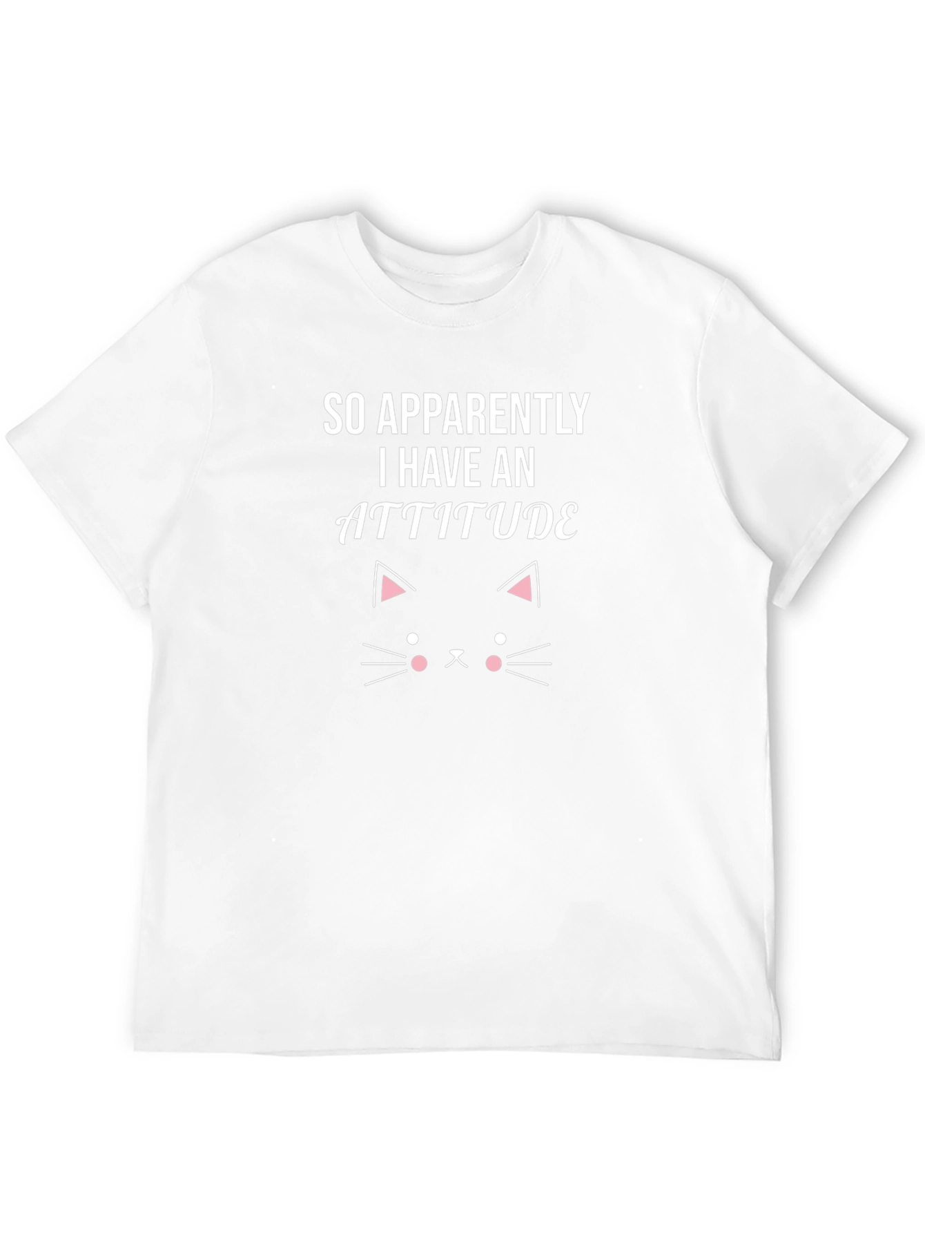 Attitude Cat T-Shirt Funny Graphic Tee