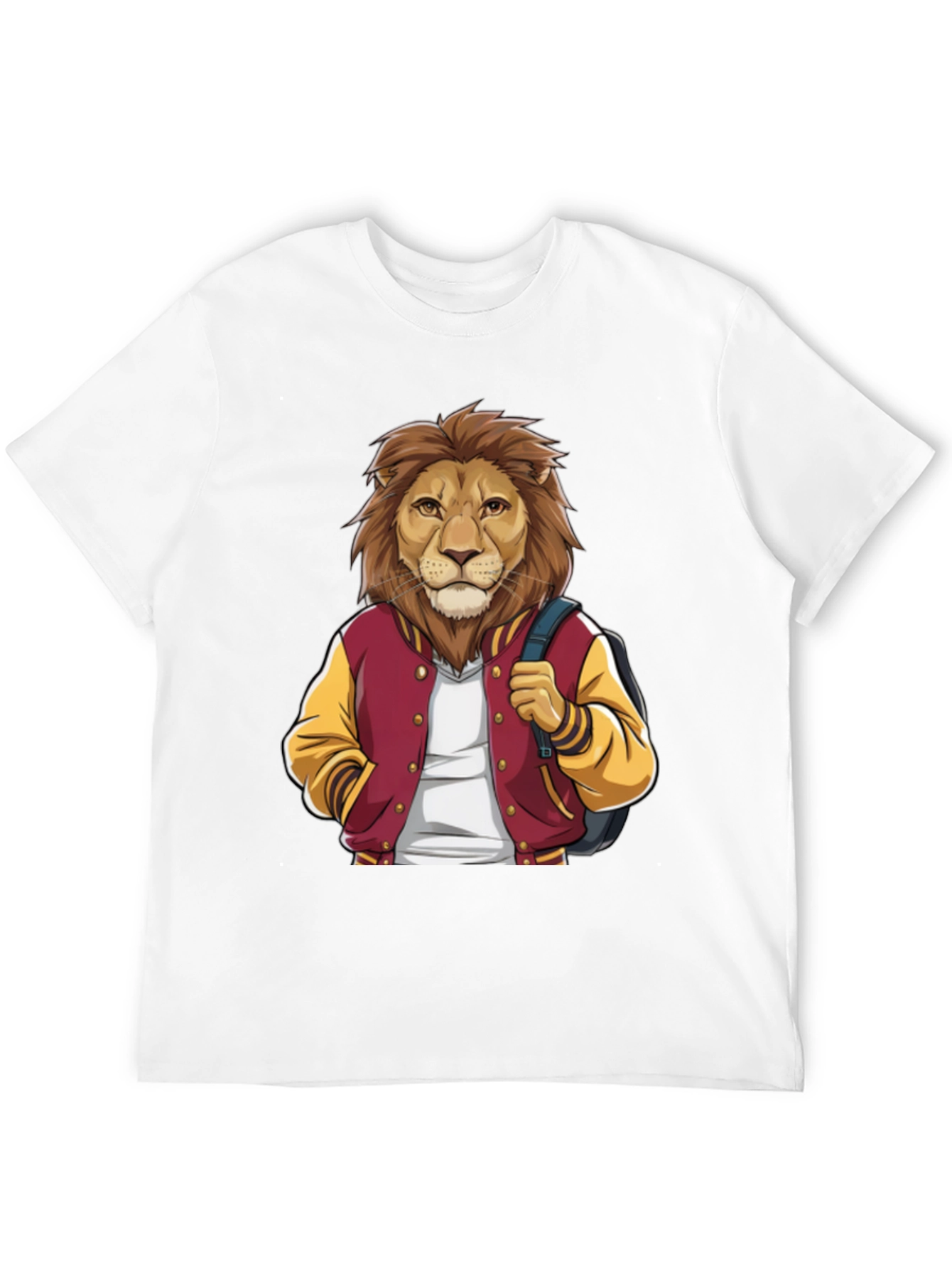 Lion Student Black T-Shirt