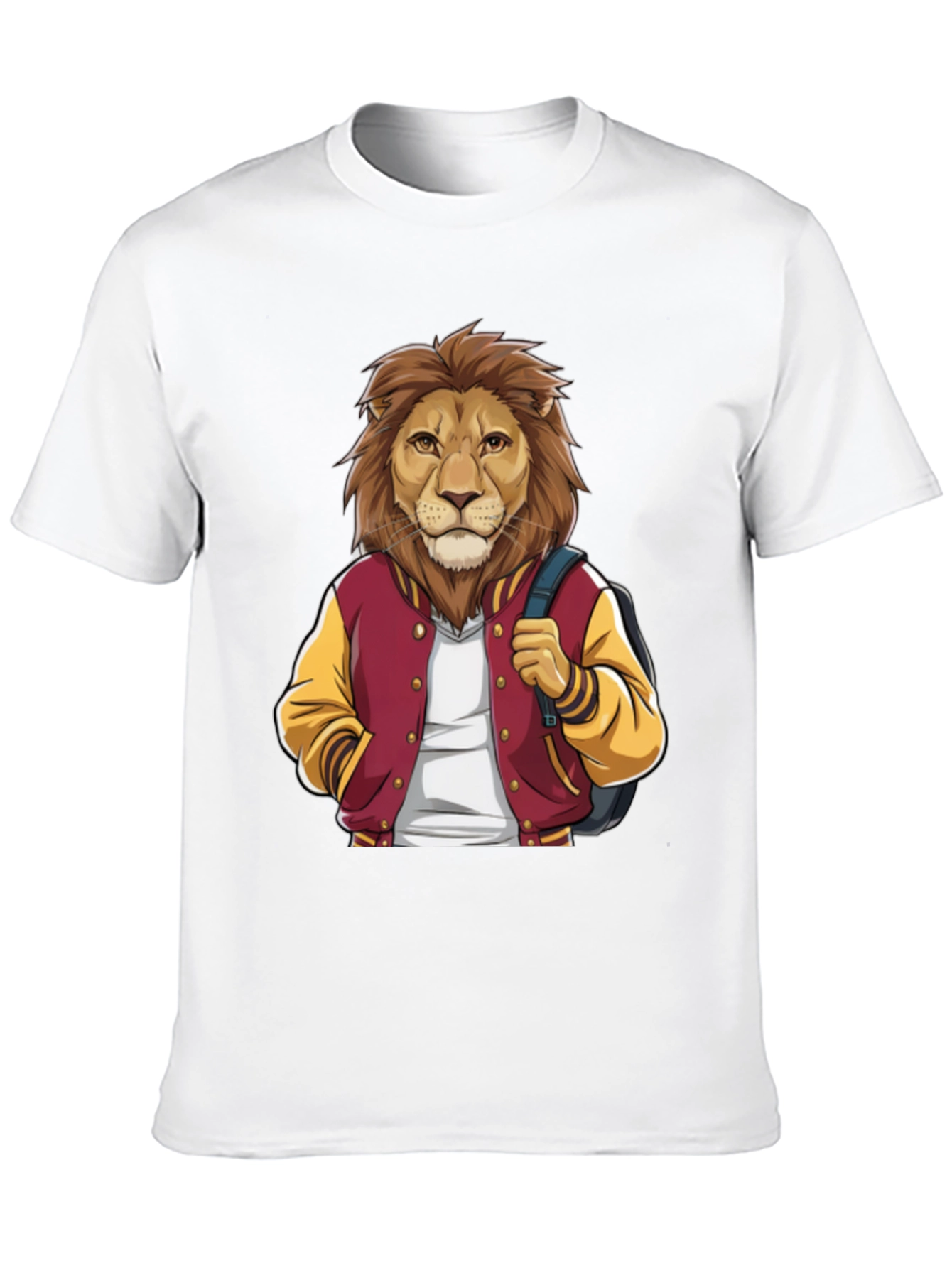 Lion Student Black T-Shirt