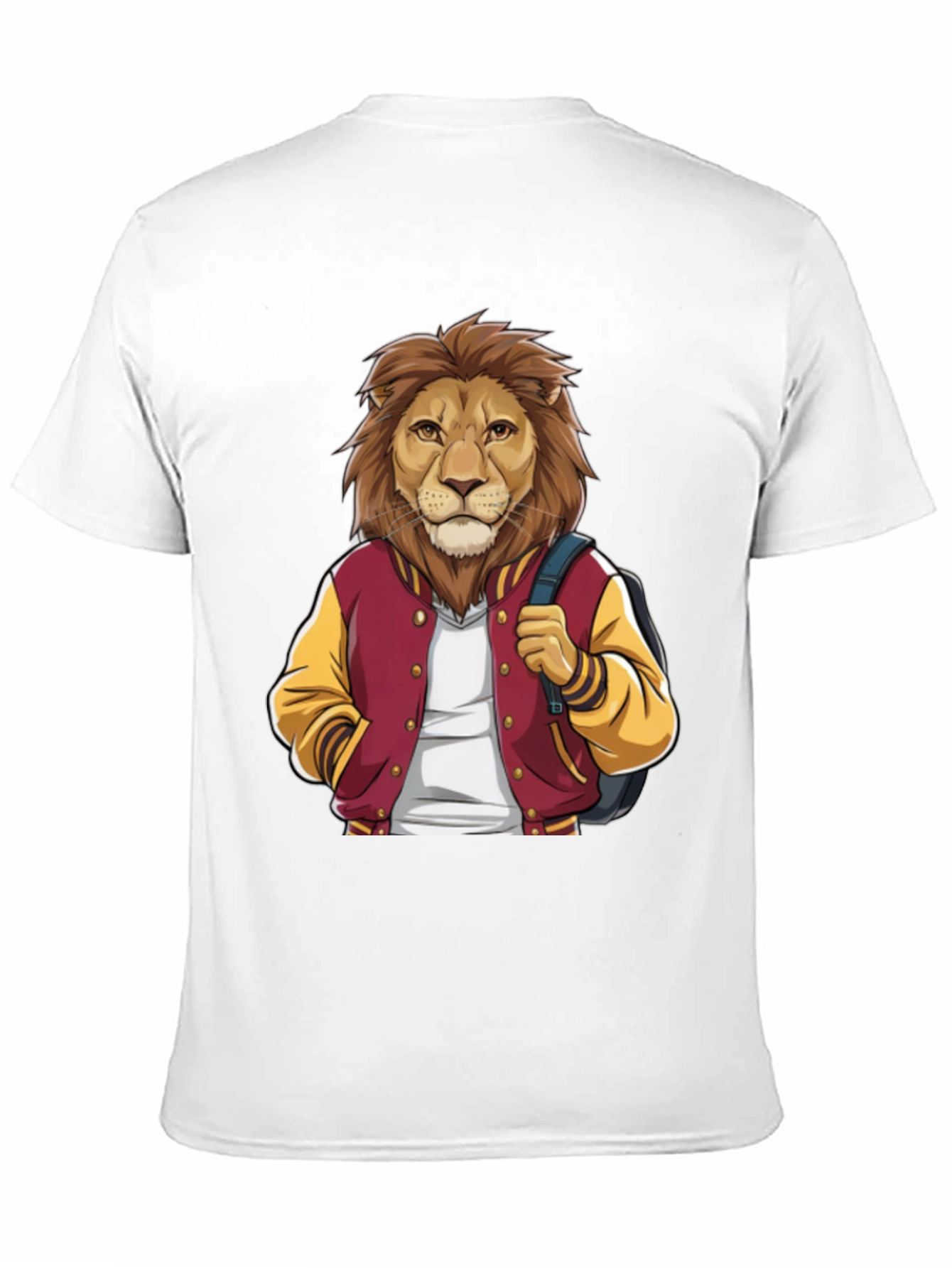 Lion Student Black T-Shirt