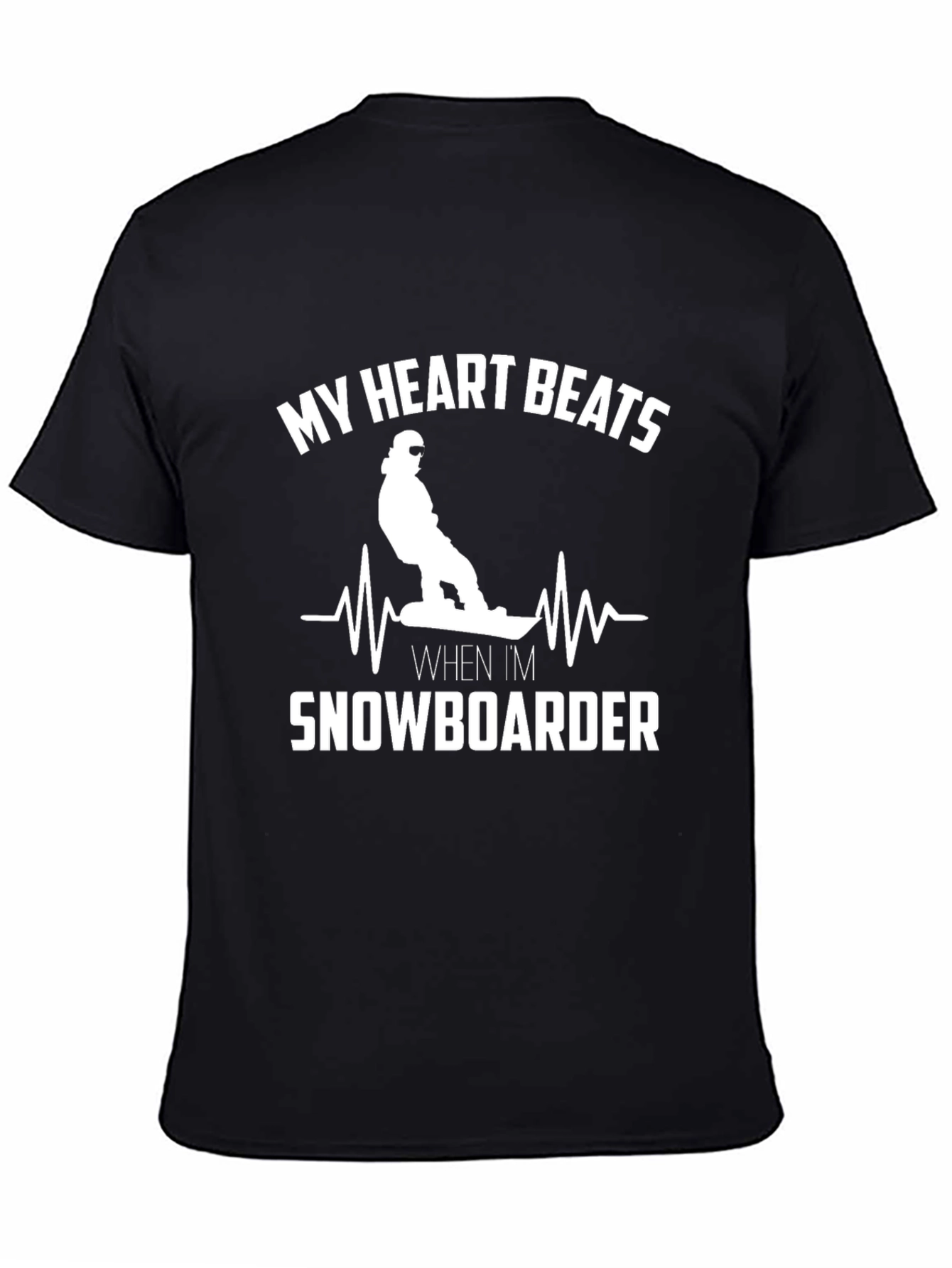 Snowboarder Heartbeat T-Shirt