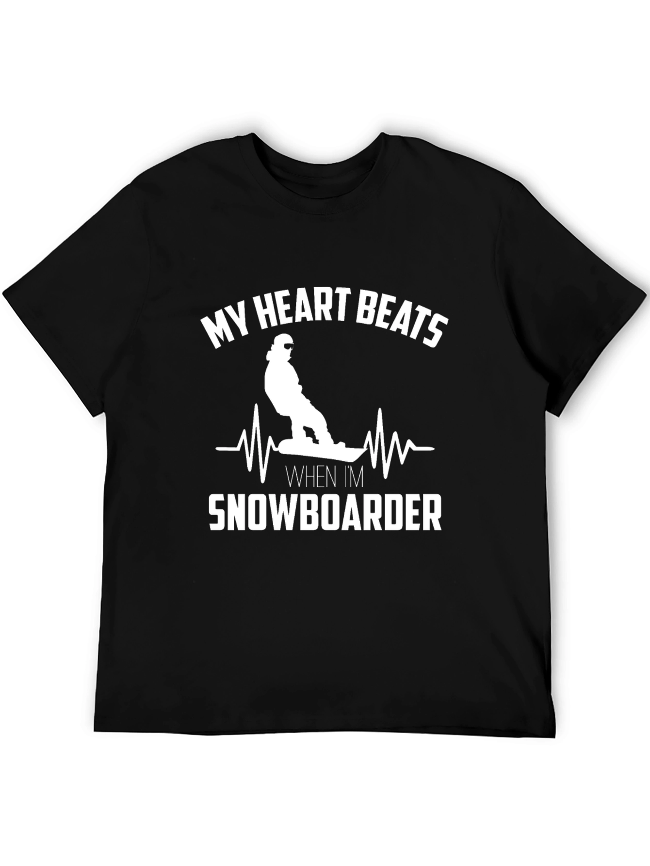 Snowboarder Heartbeat T-Shirt