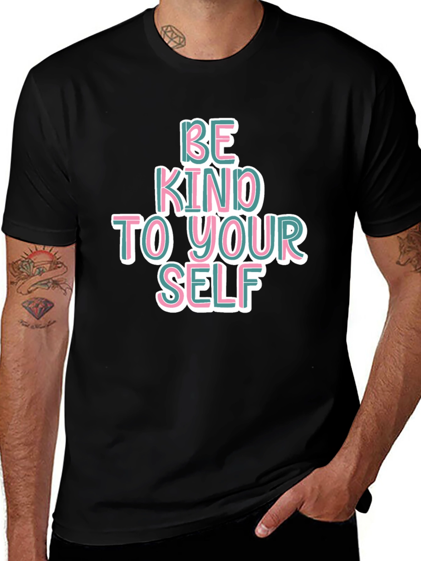 Be Kind to Yourself Black T-Shirt
