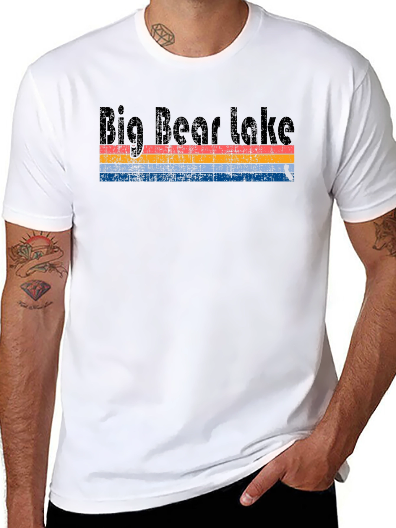 Big Bear Lake Retro T-Shirt