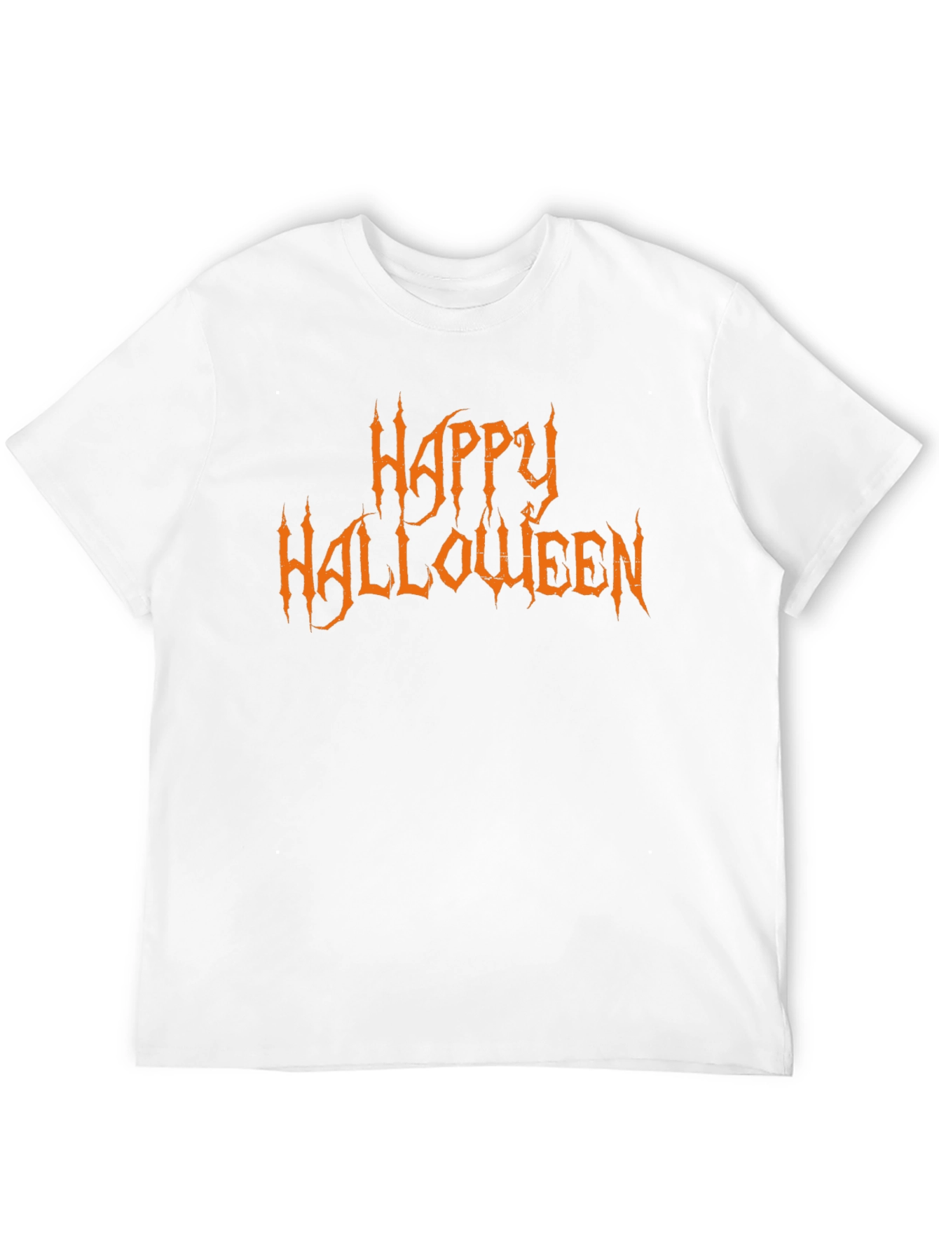 Happy Halloween Graphic Black T-Shirt