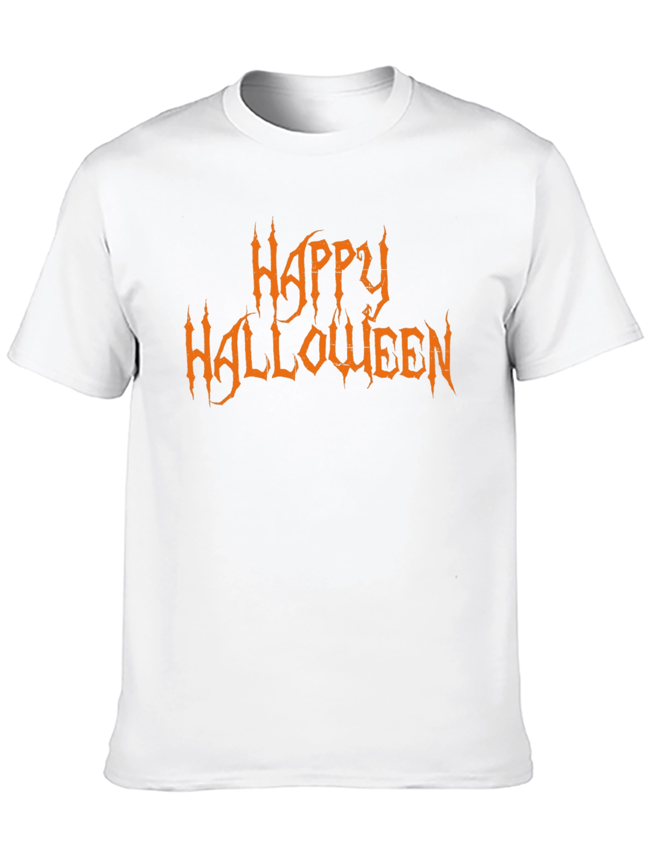 Happy Halloween Graphic Black T-Shirt