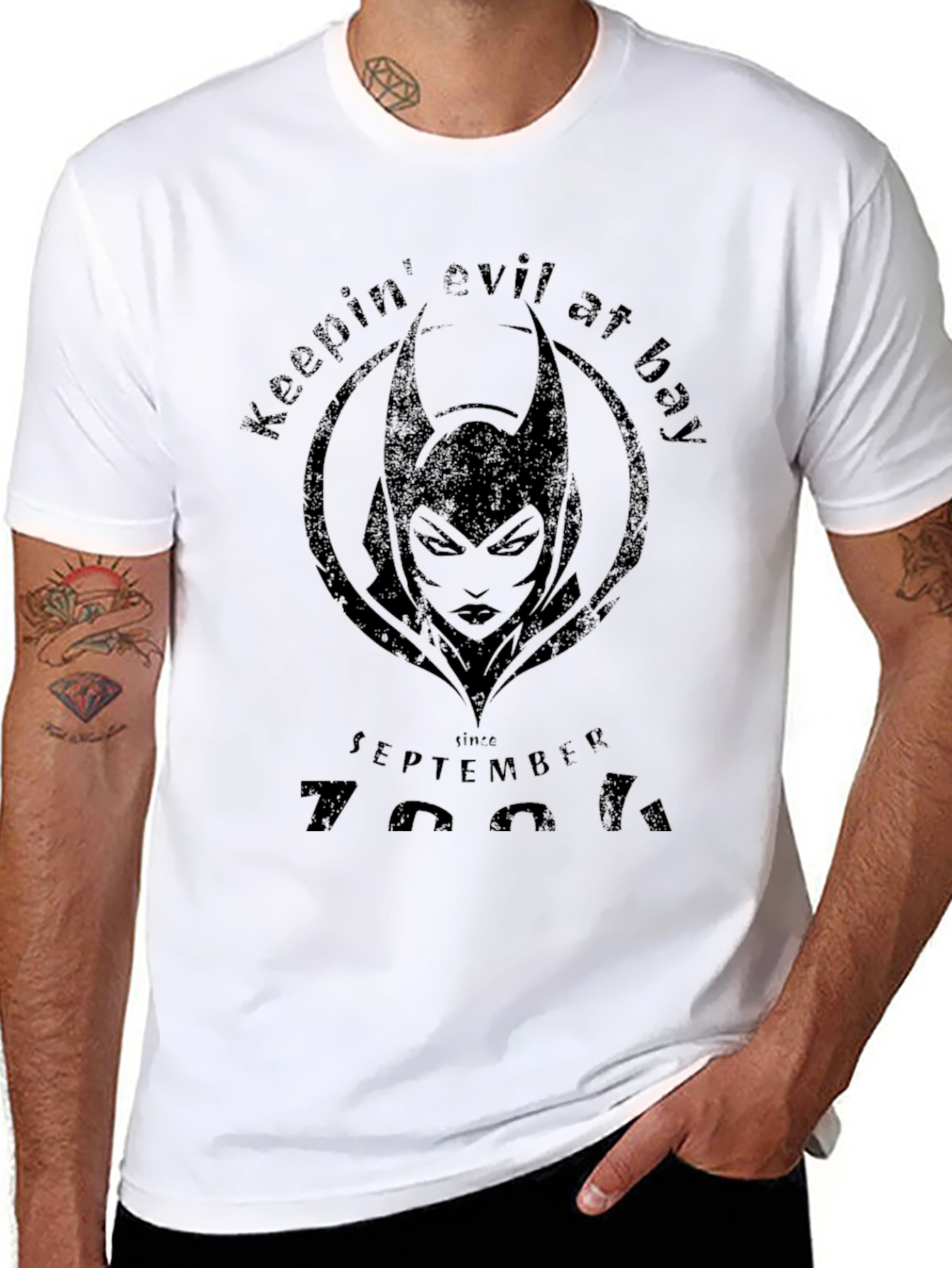 Keepin Evil At Bay Since September 2004 T-Shirt