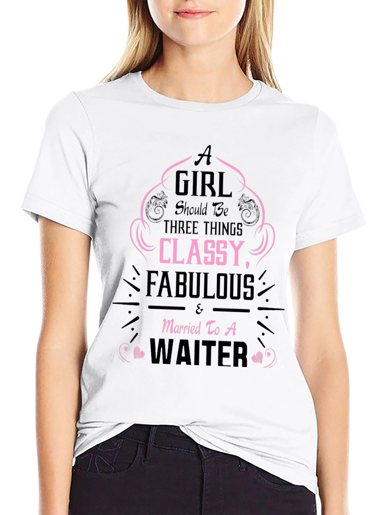 Classy Waiter Wife T-Shirt