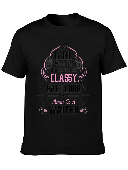 Classy Waiter Wife T-Shirt