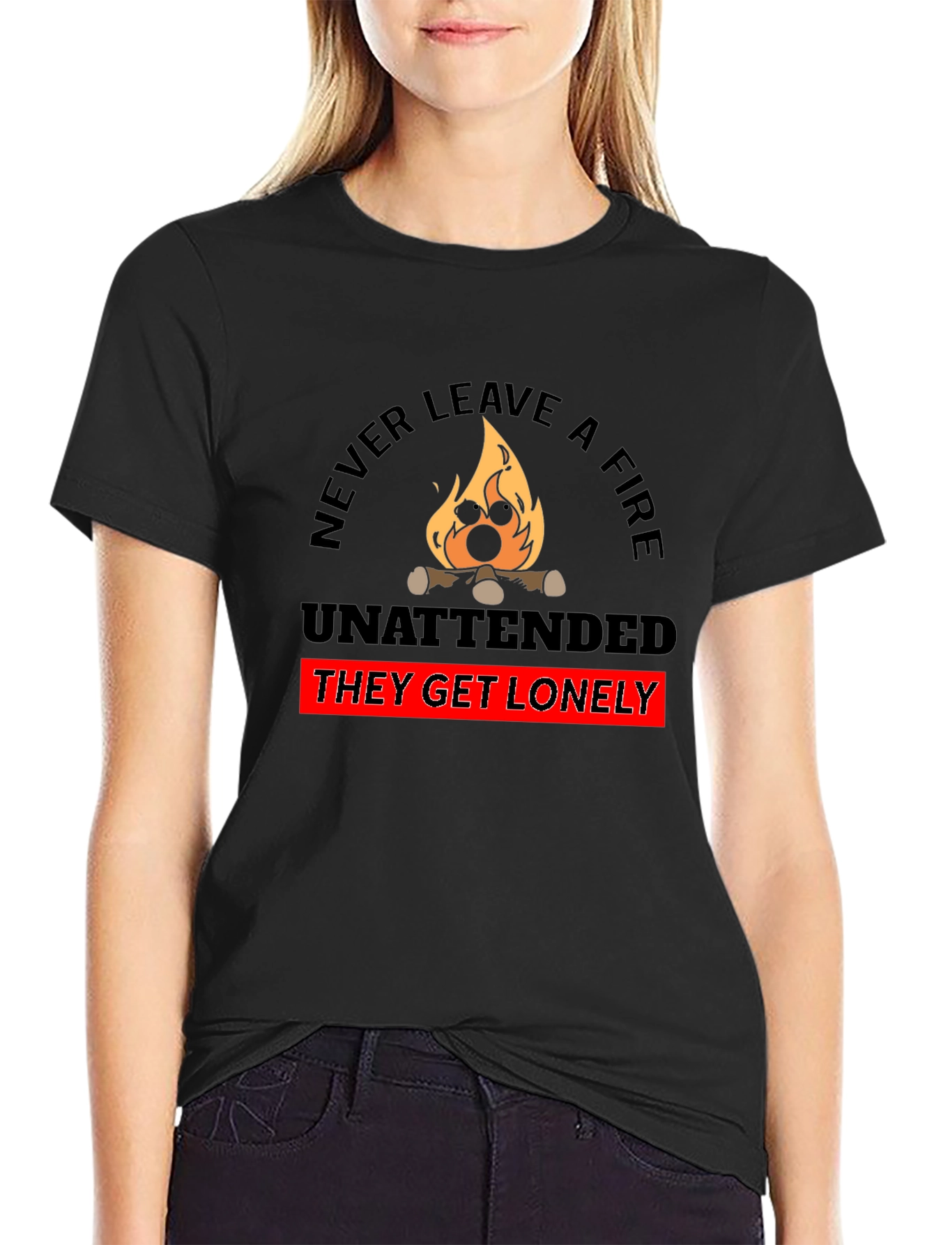 Never Leave a Fire Unattended Funny T-Shirt