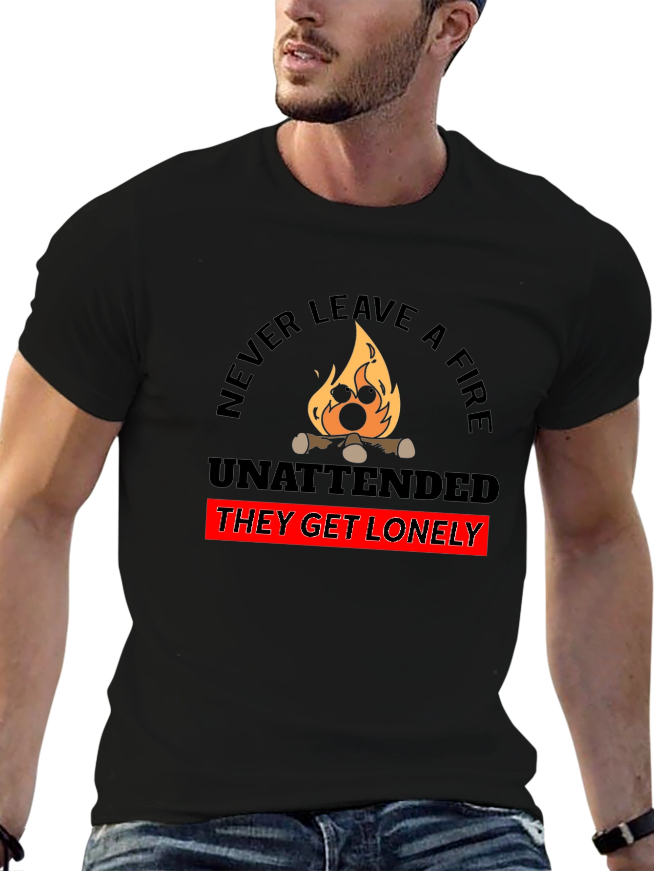 Never Leave a Fire Unattended Funny T-Shirt