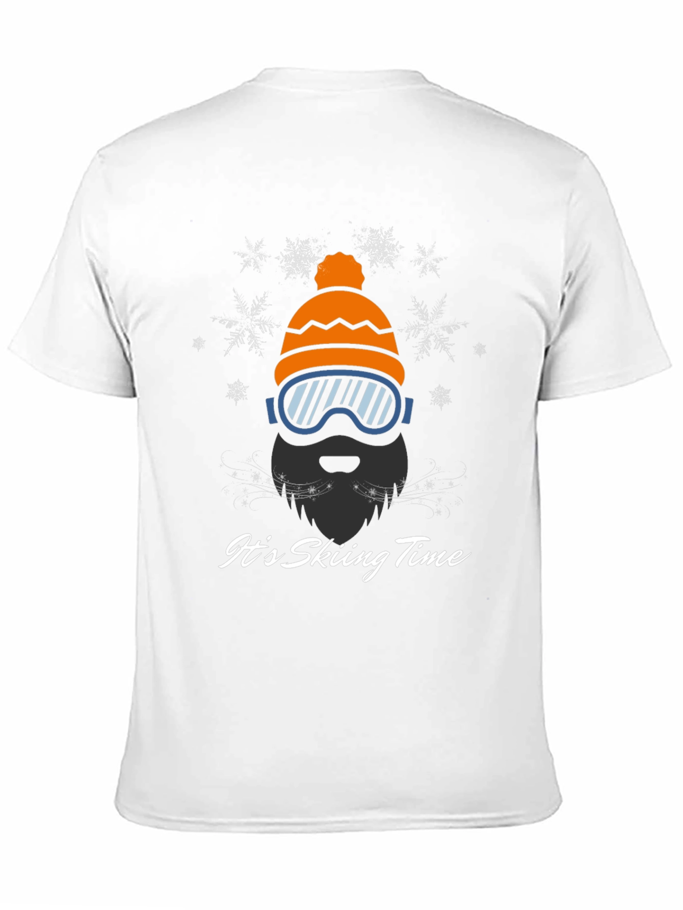 Skiing Time Graphic Tee - Winter Adventure Shirt