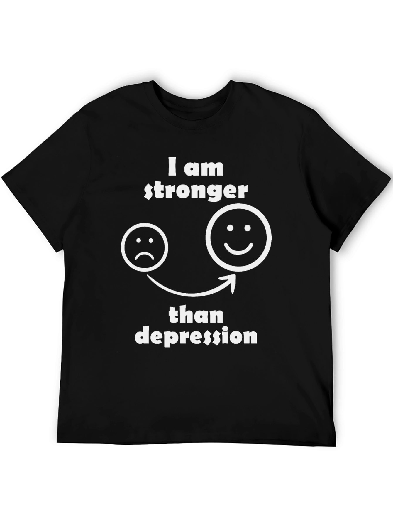 Stronger Than Depression T-Shirt Mental Health Awareness Tee
